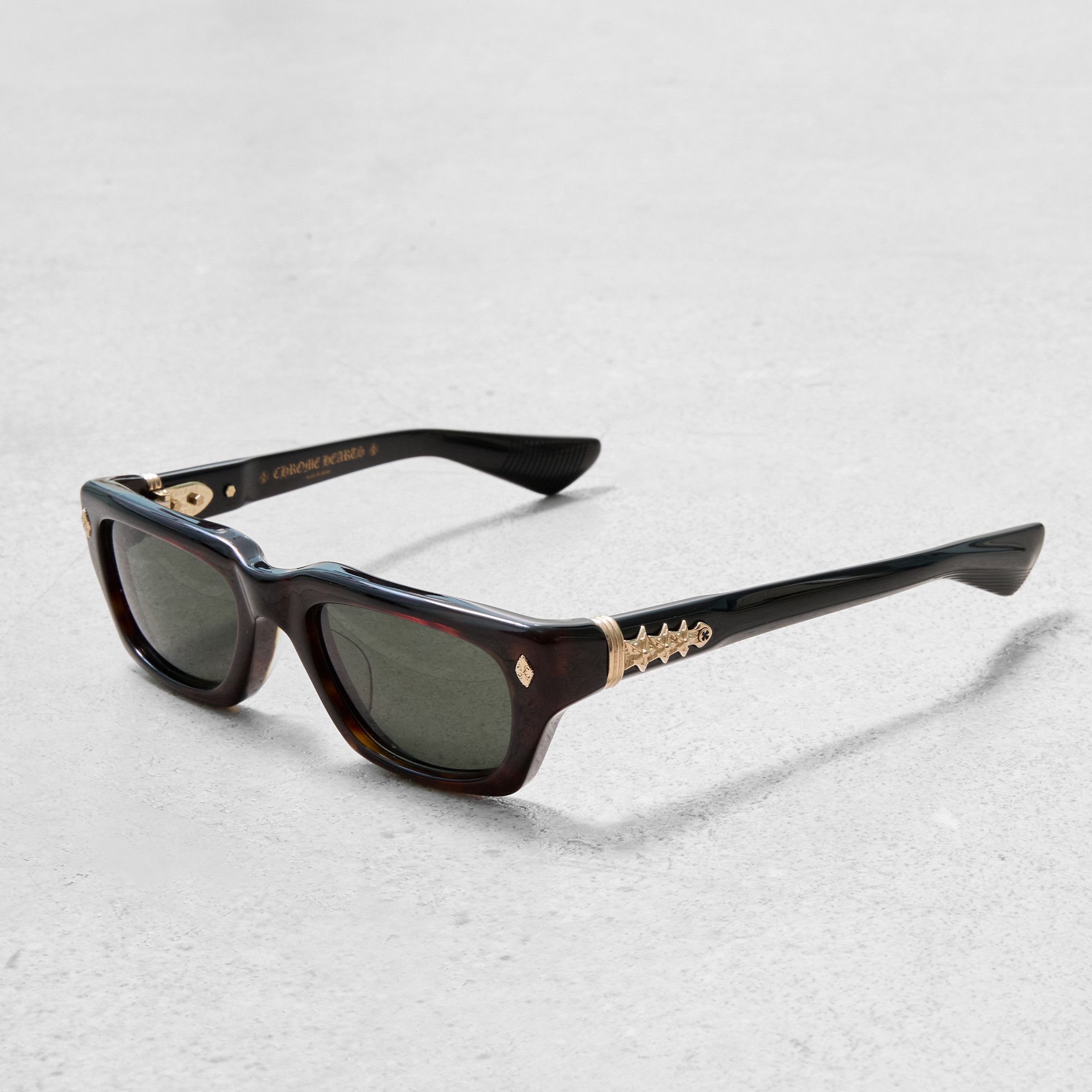 Chrome Hearts CHROME HEARTS IDAWANNA DARK TORTOISE BLACK Size ONE SIZE - 2 Thumbnail