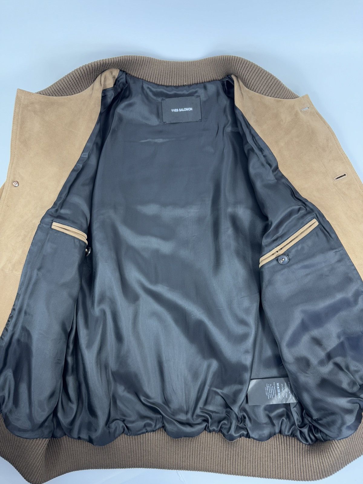 Yves Salomon SUEDE BOMBER JACKET Size US XL / EU 56 / 4 - 3 Thumbnail