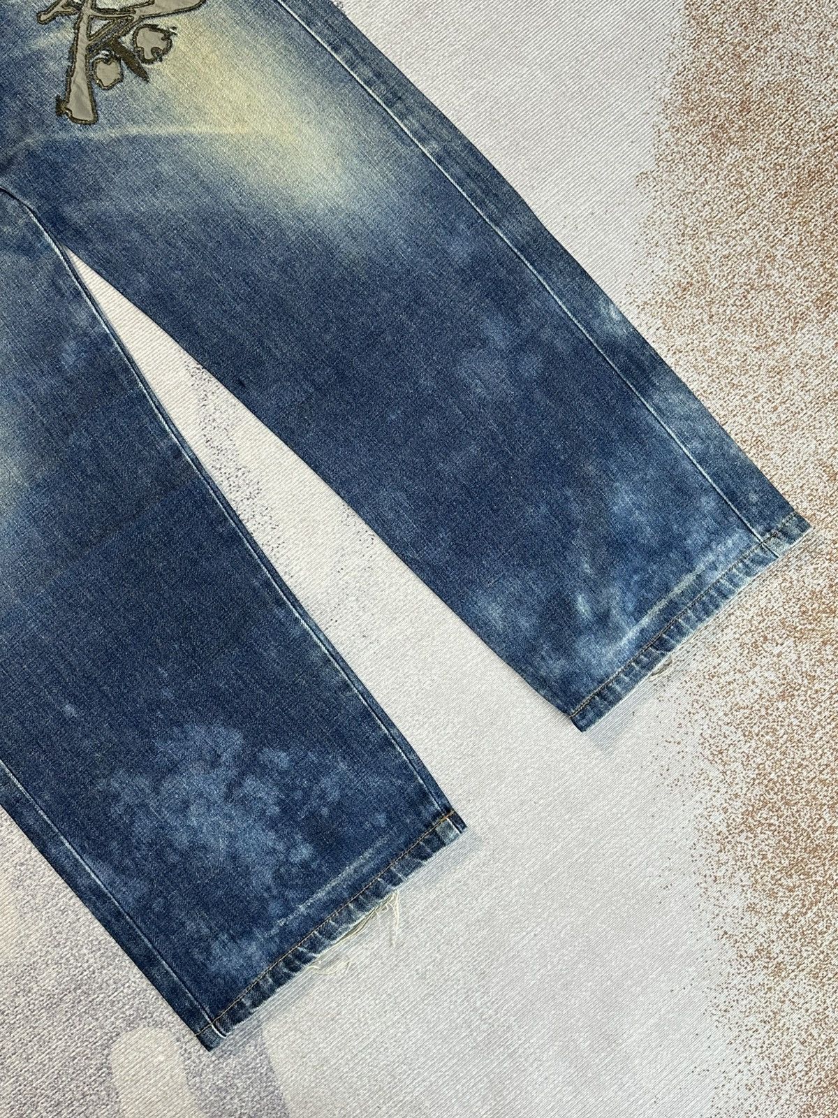Kansai Yamamoto Kansai Yamamoto Baggy Washed Jeans Size US 32 / EU 48 - 4 Thumbnail