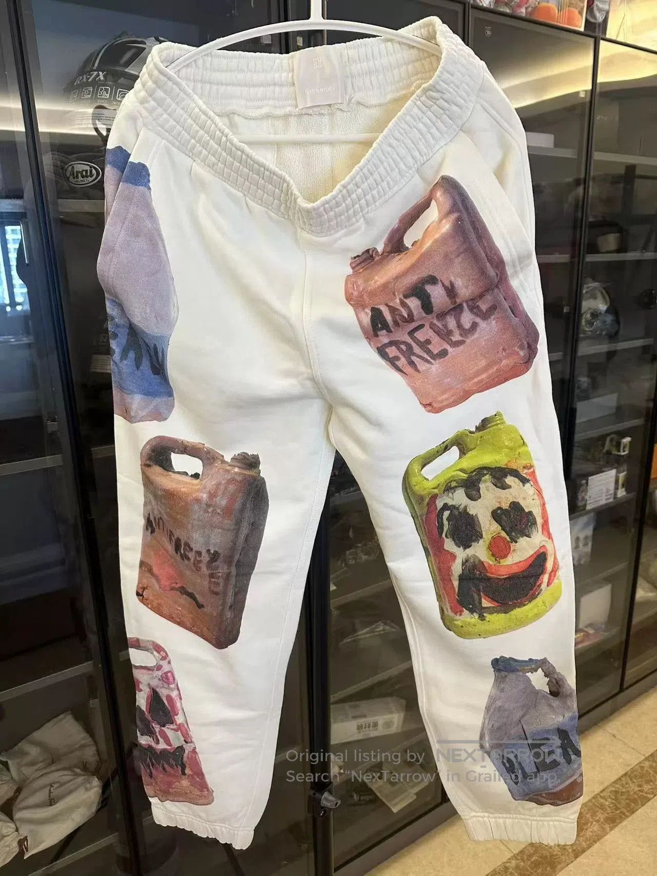 Givenchy Givenchy x Josh Smith SS22 Cartoon Jogging Pants. Size US 31 - 1 Thumbnail