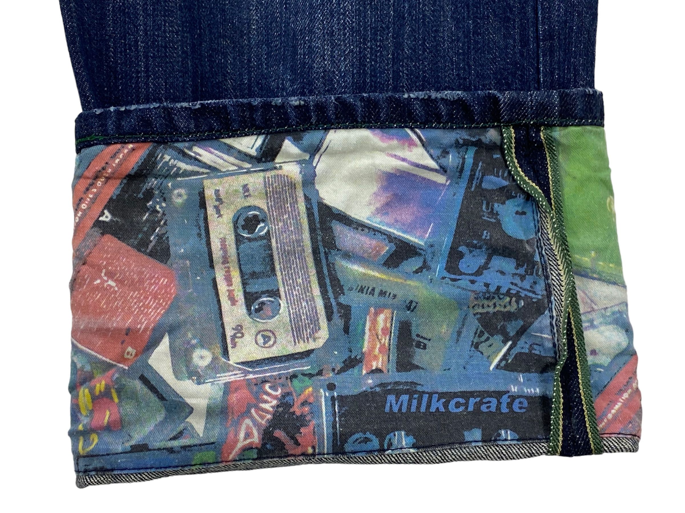 Japanese Brand Xanthous Denim Jeans Hip Hop Skateboards Baggy Jeans Pants Size US 35 - 10 Thumbnail