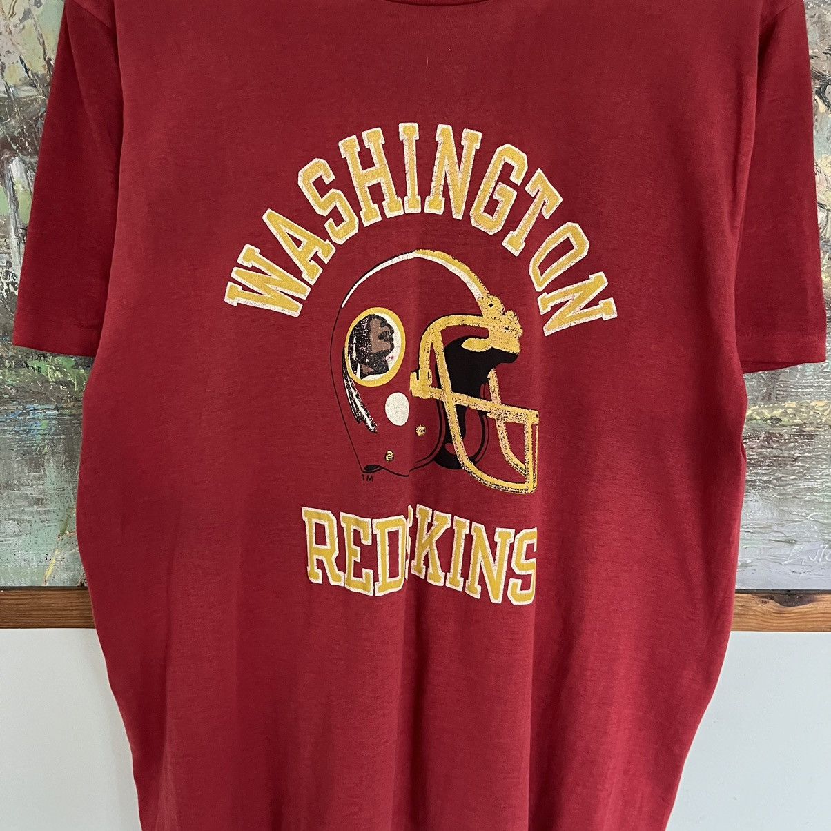 Japanese Brand × Vintage vintage 80s/90s Washington Redskins single stitch t-shirt Size US XL / EU 56 / 4 - 2 Thumbnail