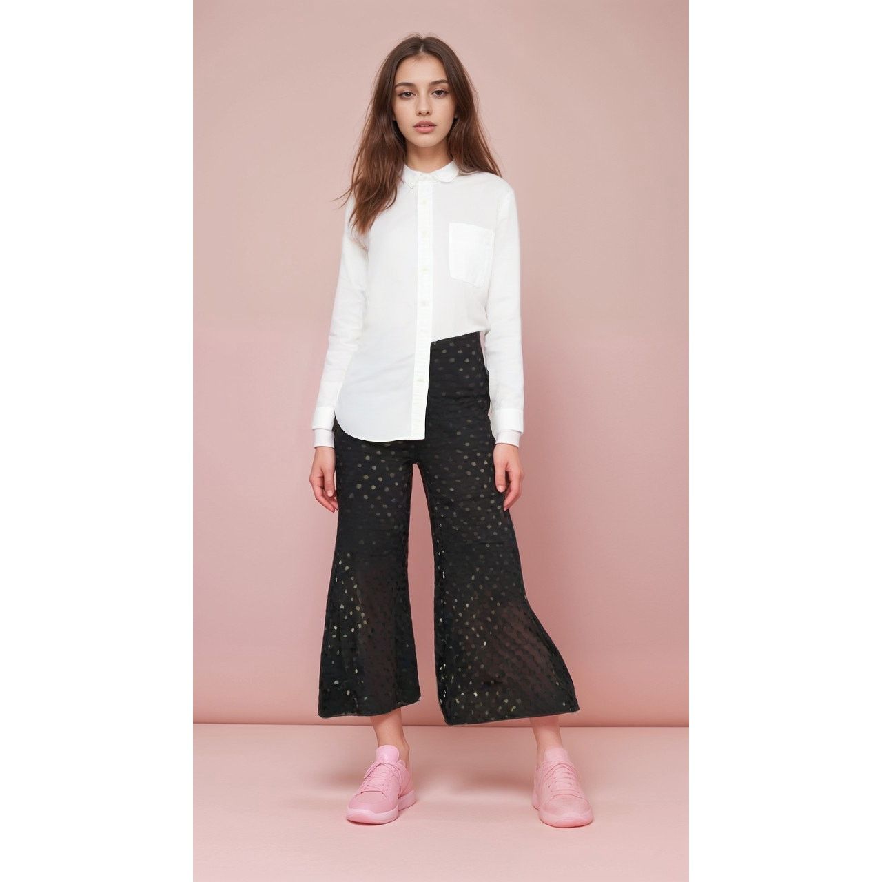 Zara Zara Woman- Wide Leg Dressy Crop Size 26" / US 2 / IT 38 - 1 Thumbnail