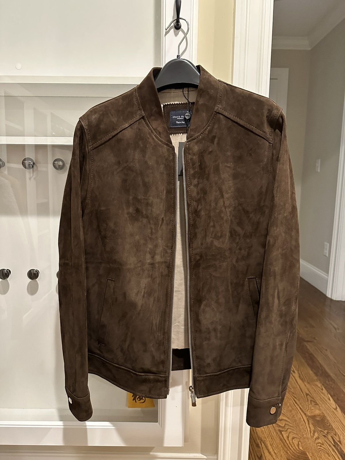 Grand Frank Marloes suede jacket dark brown Size US S / EU 44-46 / 1 - 2 Thumbnail