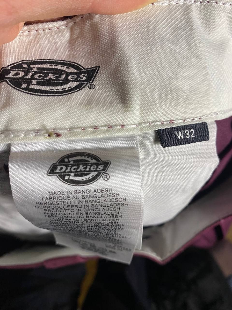 Dickies 🍷 Dickies Work Pants – Deep Burgundy Edition 🛠️ Size US 32 / EU 48 - 7 Thumbnail