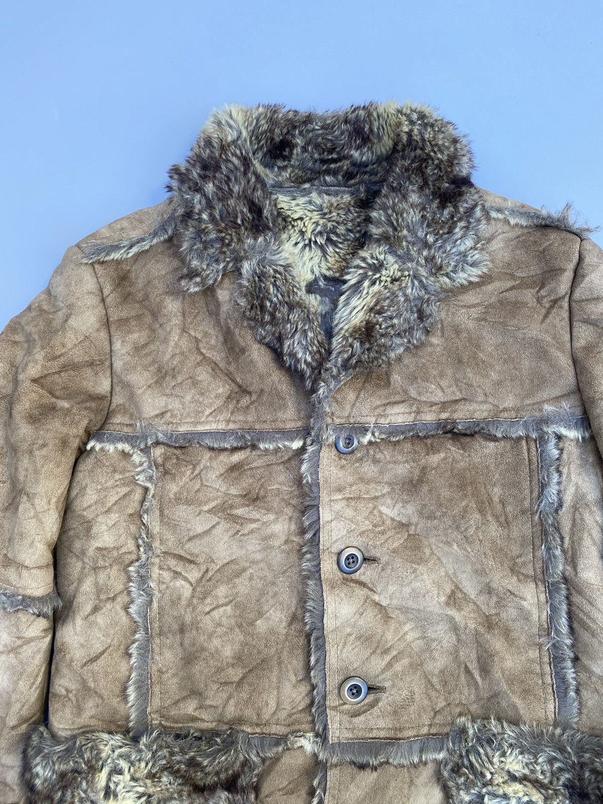 If Six Was Nine Archive 291295 Homme Faux Fur Patchwork Parka Size US M / EU 48-50 / 2 - 4 Thumbnail