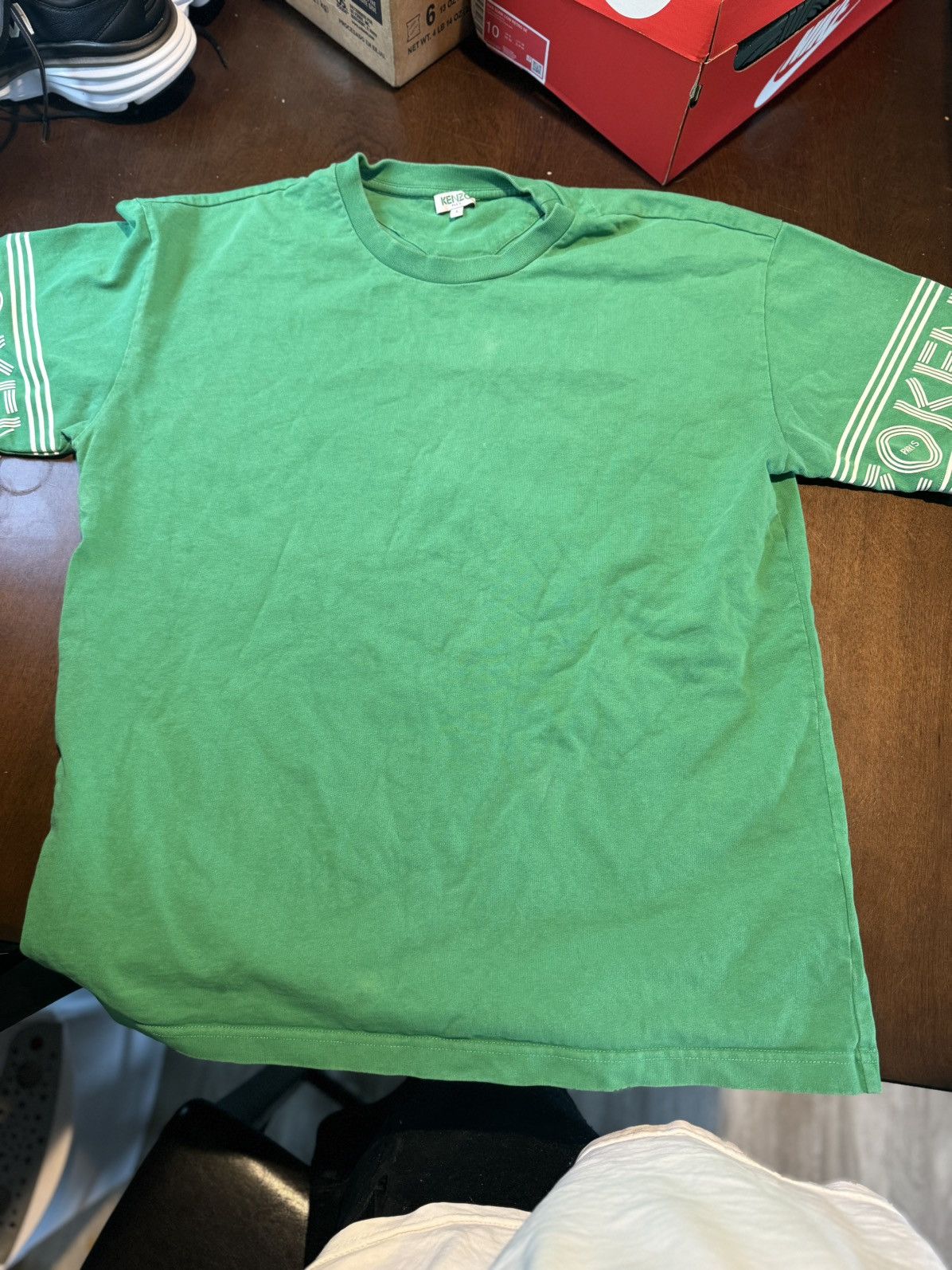 Kenzo Kenzo designer green t- shirt Size US L / EU 52-54 / 3 - 1 Thumbnail