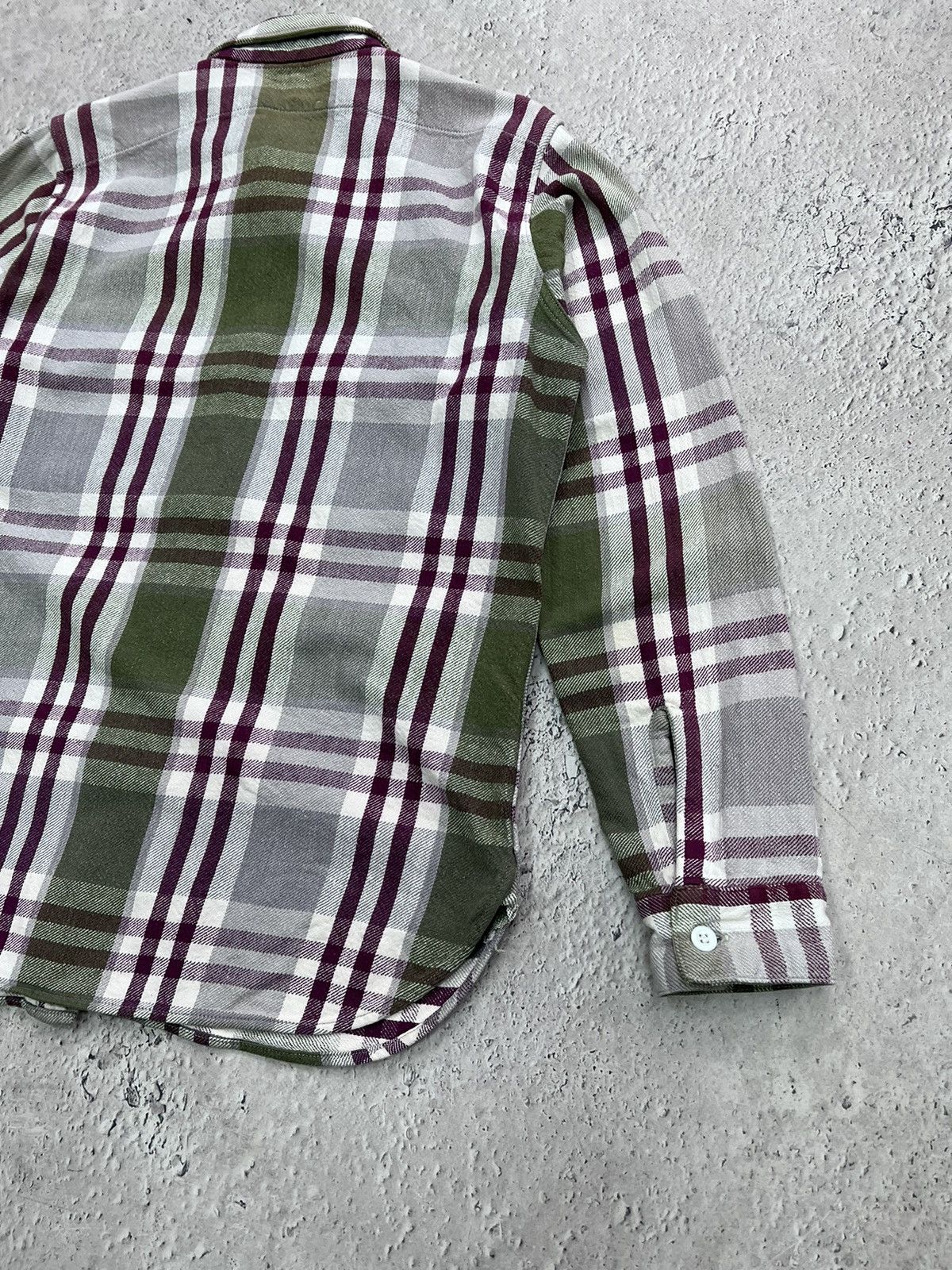 Japanese Brand × Warehouse Warehouse Dubble Works Double Pocket Plaid Flannel Shirt Size US M / EU 48-50 / 2 - 11 Thumbnail