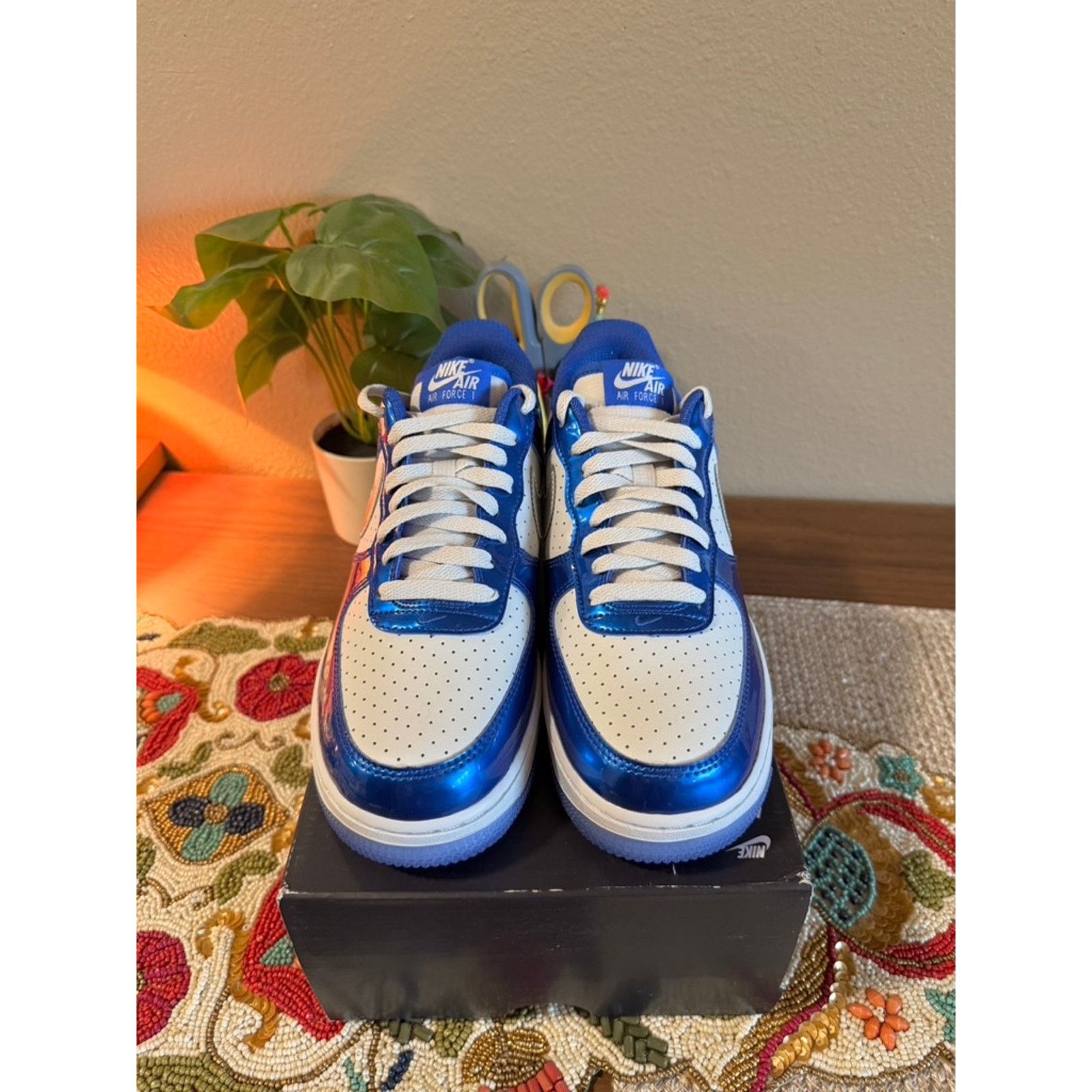 Nike Nike Air Force 1 Low '07 LV8 Light Photo Blue Photon Dust Size US 12 / EU 45 - 3 Thumbnail