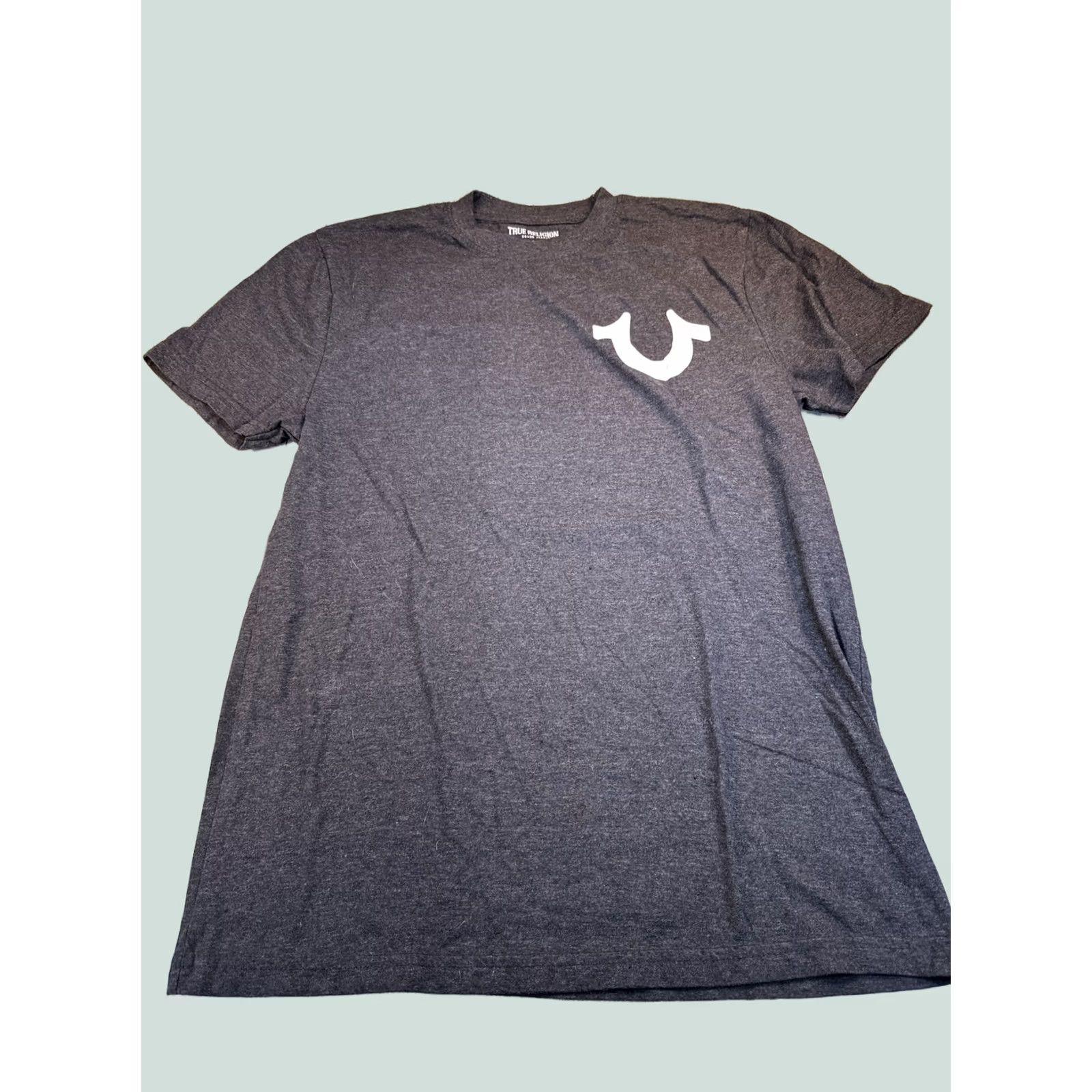 True Religion Women’s True Religion T-Shirt Medium Gray Shirt Women Size M VINTAGE? Size M / US 6-8 / IT 42-44 - 1 Thumbnail