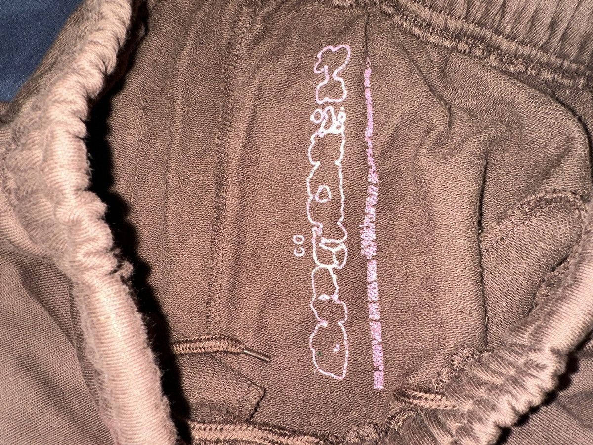 image of Sp5Der 555 Small Sweatpants in Brown, Men's (Size 26)
