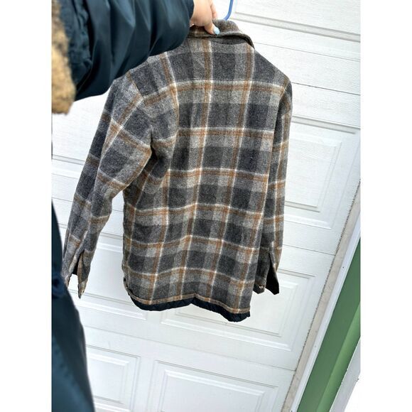 St. Johns Bay × Vintage VTG St. John’s Bay Quilted Wool Blend Plaid Jacket MT/M Size US M / EU 48-50 / 2 - 3 Thumbnail