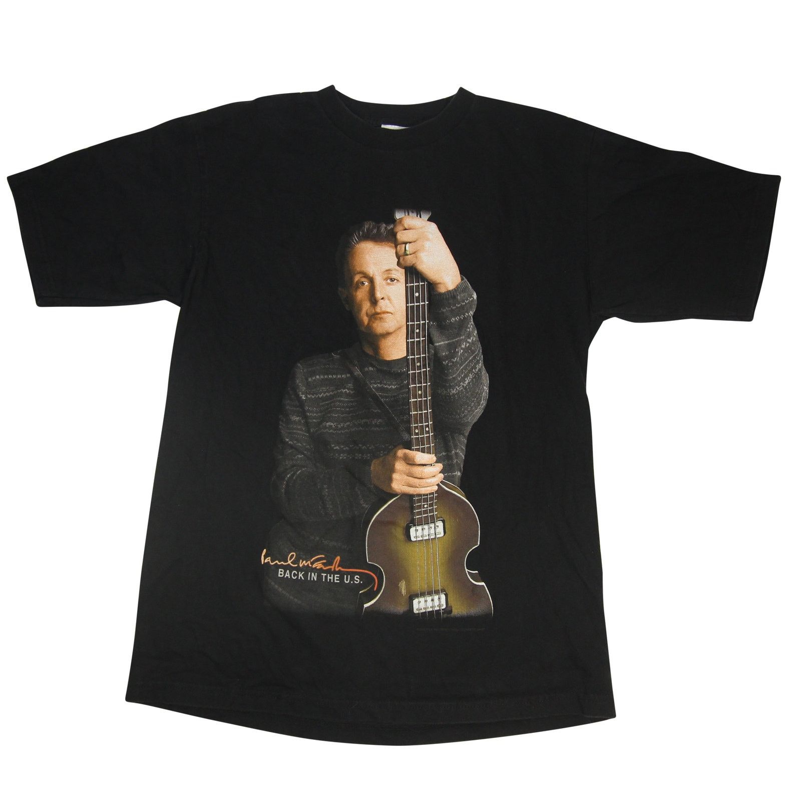Band Tees × Vintage Vintage 2002 Paul McCartney "Back in the US" Tour Tee Shirt Size US M / EU 48-50 / 2 - 1 Thumbnail