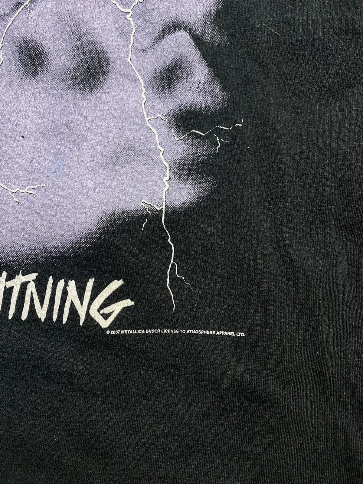 Gildan VINTAGE METALLICA - RIDE THE LIGHTNING 2007 MEN'S T-SHIRT L Size US L / EU 52-54 / 3 - 3 Thumbnail