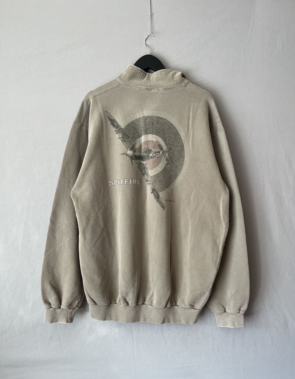 Spitfire Labusch Skywear Inc. Spitfire Vintage Faded Zip Pullover Size US XXL / EU 58 / 5 - 1 Thumbnail