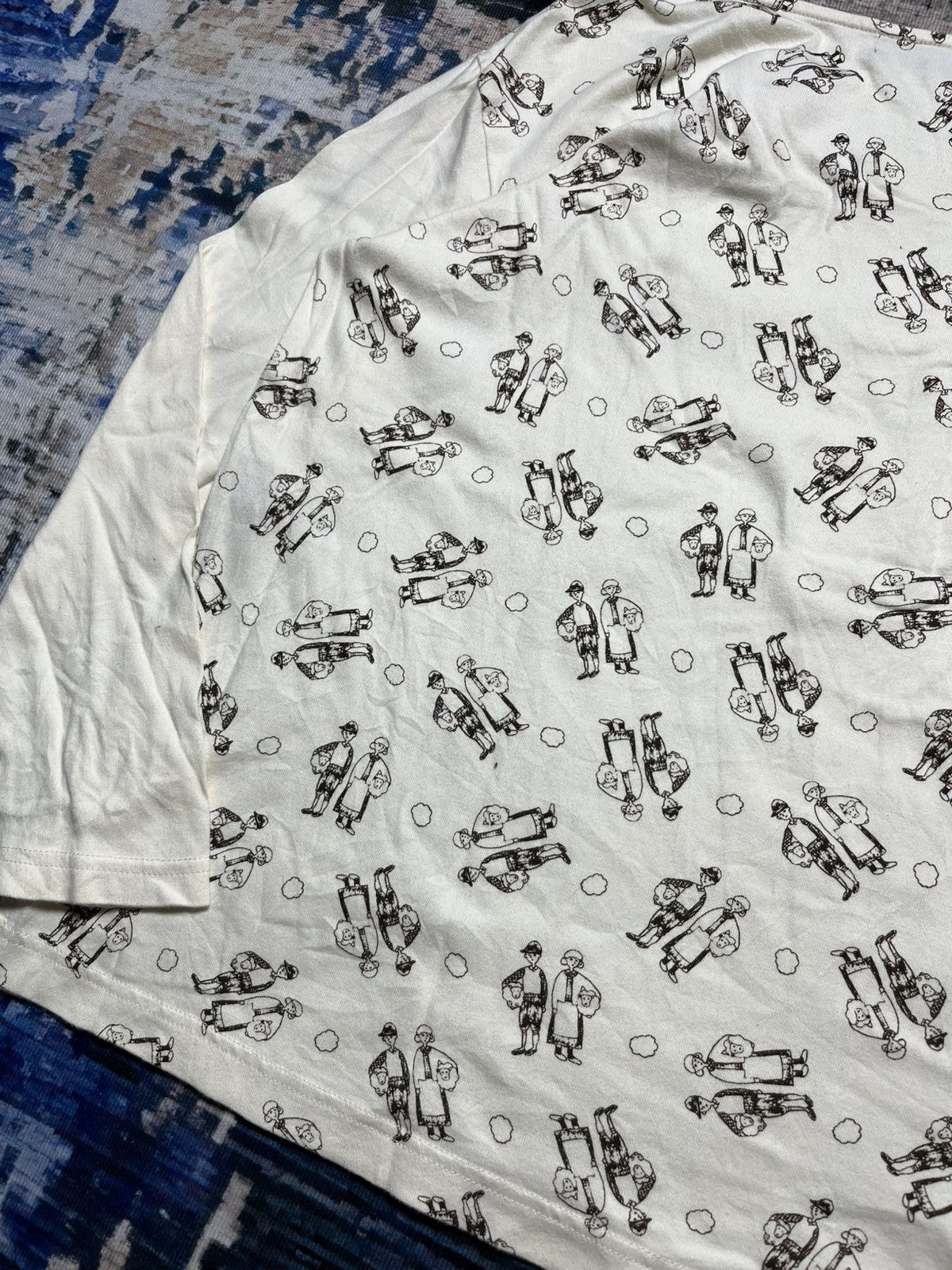 Ne-Net Ne-Net By issey Miyake Full Print Long Sleeve Tee Size US XL / EU 56 / 4 - 13 Thumbnail