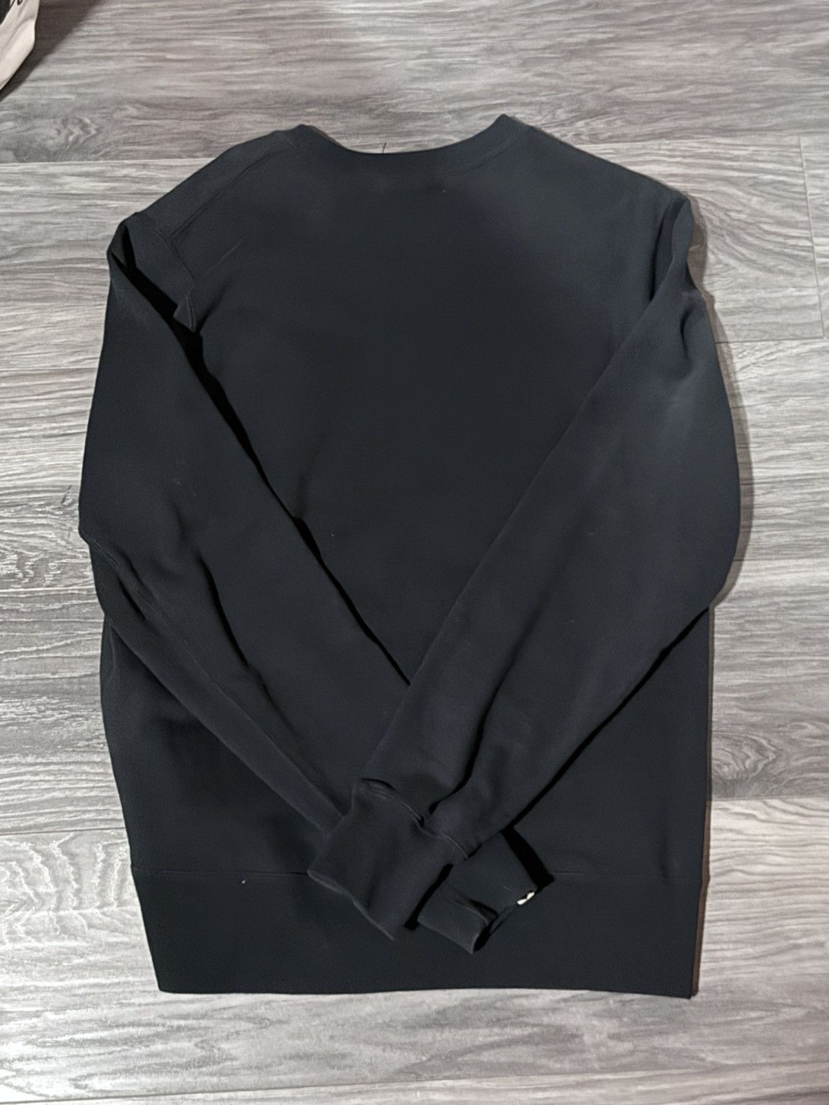 Bape A Bathing Ape Black College Logo Crewneck - Size L Size US L / EU 52-54 / 3 - 2 Thumbnail