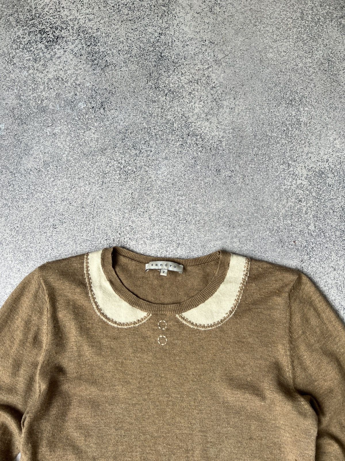 Sandro × Vintage Vintage Sandro women's luxury sweater Size XXS / US 00 / IT 34 - 6 Thumbnail