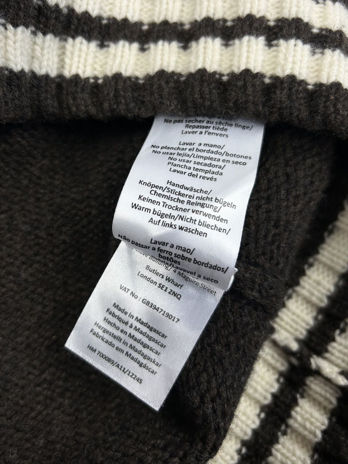 Hackett Vintage Hackett London Snow Polo Knitted Wool Zip Sweater Size US S / EU 44-46 / 1 - 12 Thumbnail