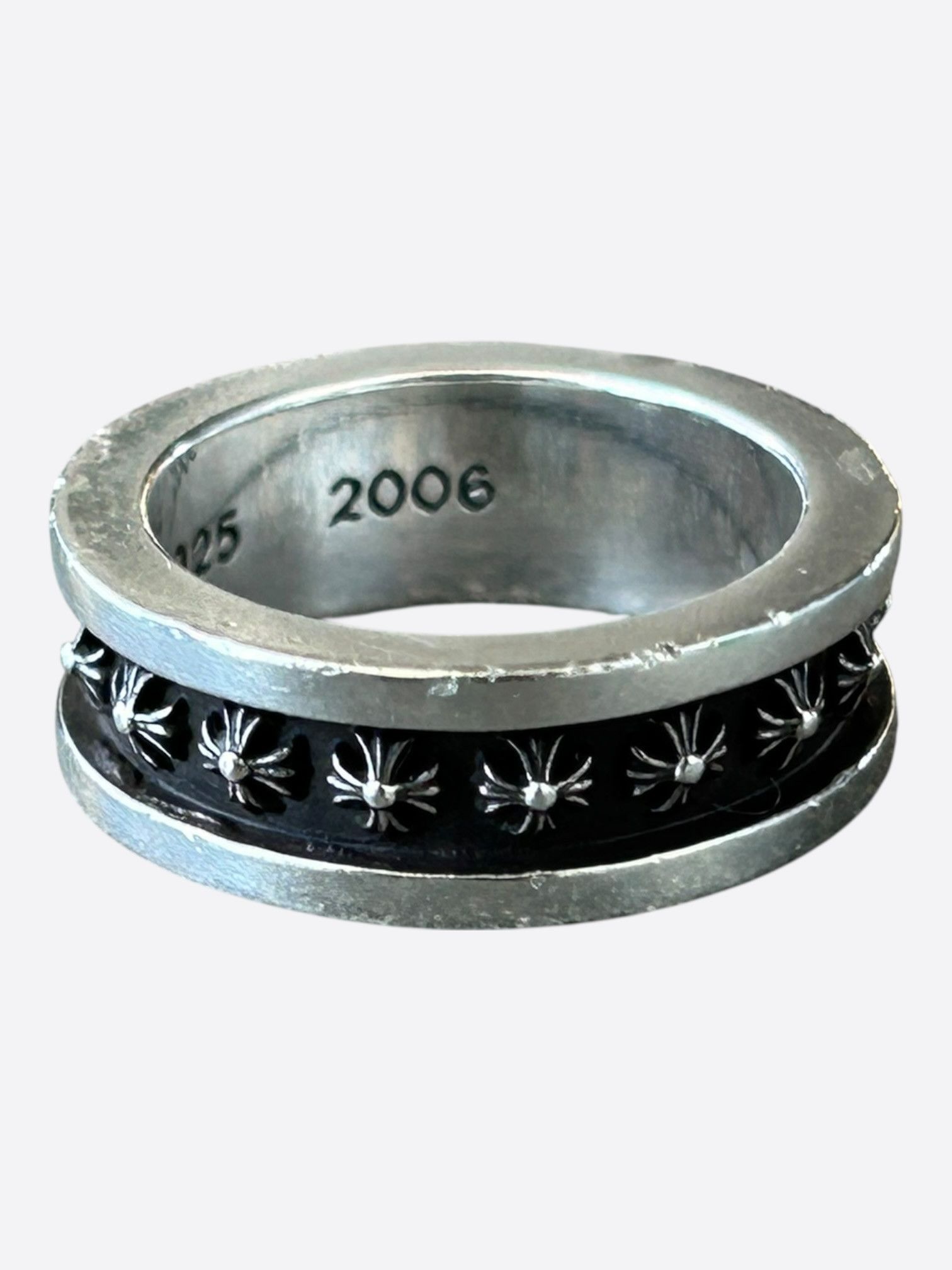 Chrome Hearts Chrome Hearts Silver Tiny Plus Ring Size ONE SIZE - 1 Thumbnail