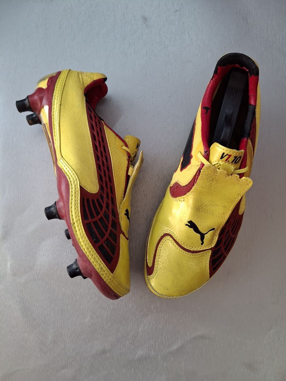 Puma × Vintage Puma V 1.08 Black Gold Soccer Cleats Size US 7 / EU 40 - 3 Thumbnail