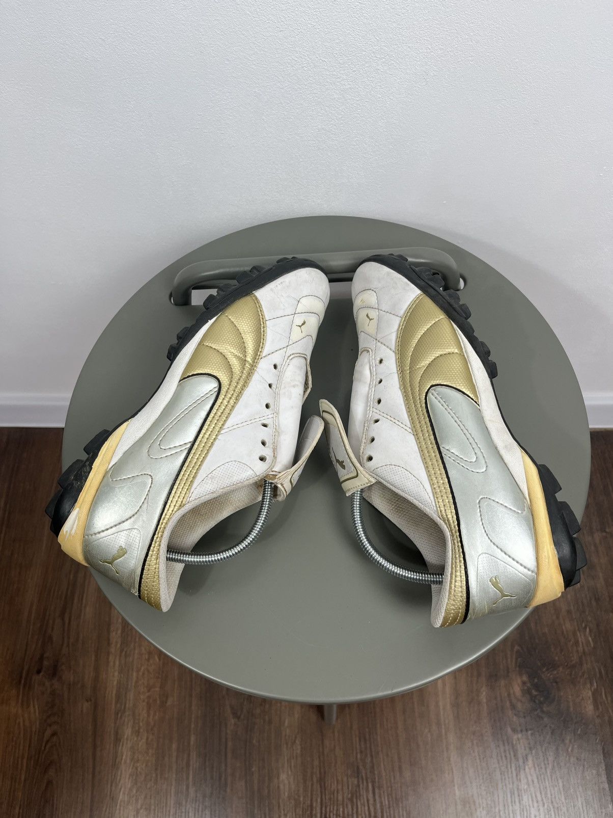 Puma Vintage Puma Gold White Soccer Shoes Size 40 (25.5 cm) Size US 7.5 / EU 40-41 - 12 Thumbnail
