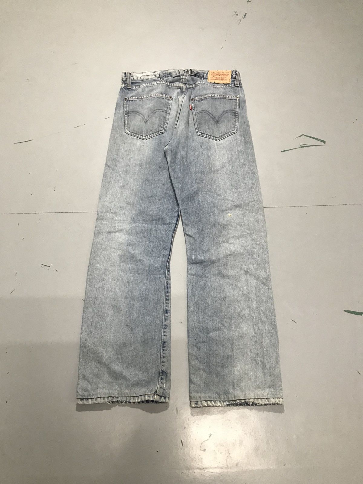 Levi's Vintage Levi’s buckle belt distressed denim Size US 32 / EU 48 - 2 Thumbnail