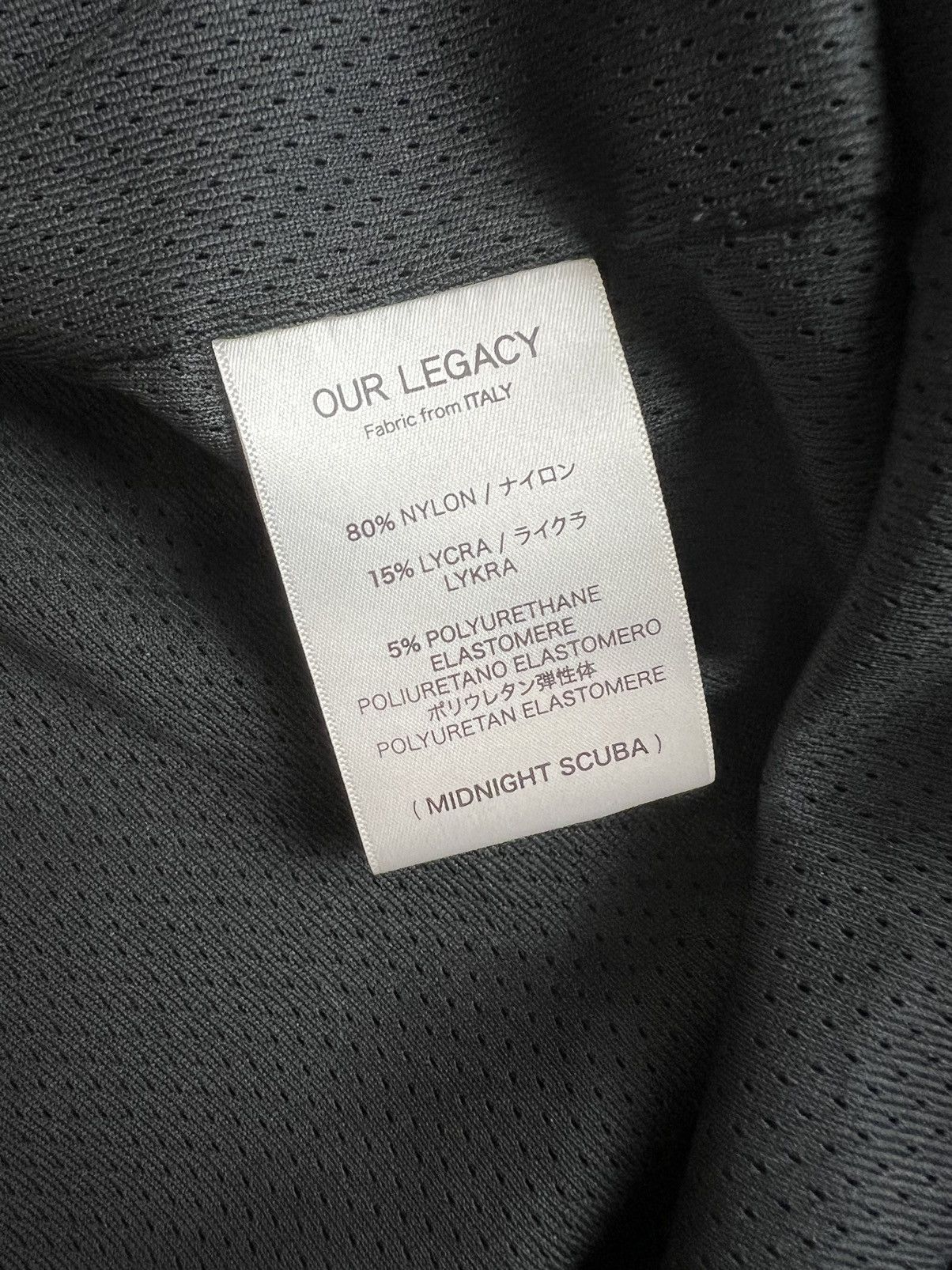 Our Legacy Our legacy midnight scuba jacket Size US S / EU 44-46 / 1 - 4 Thumbnail