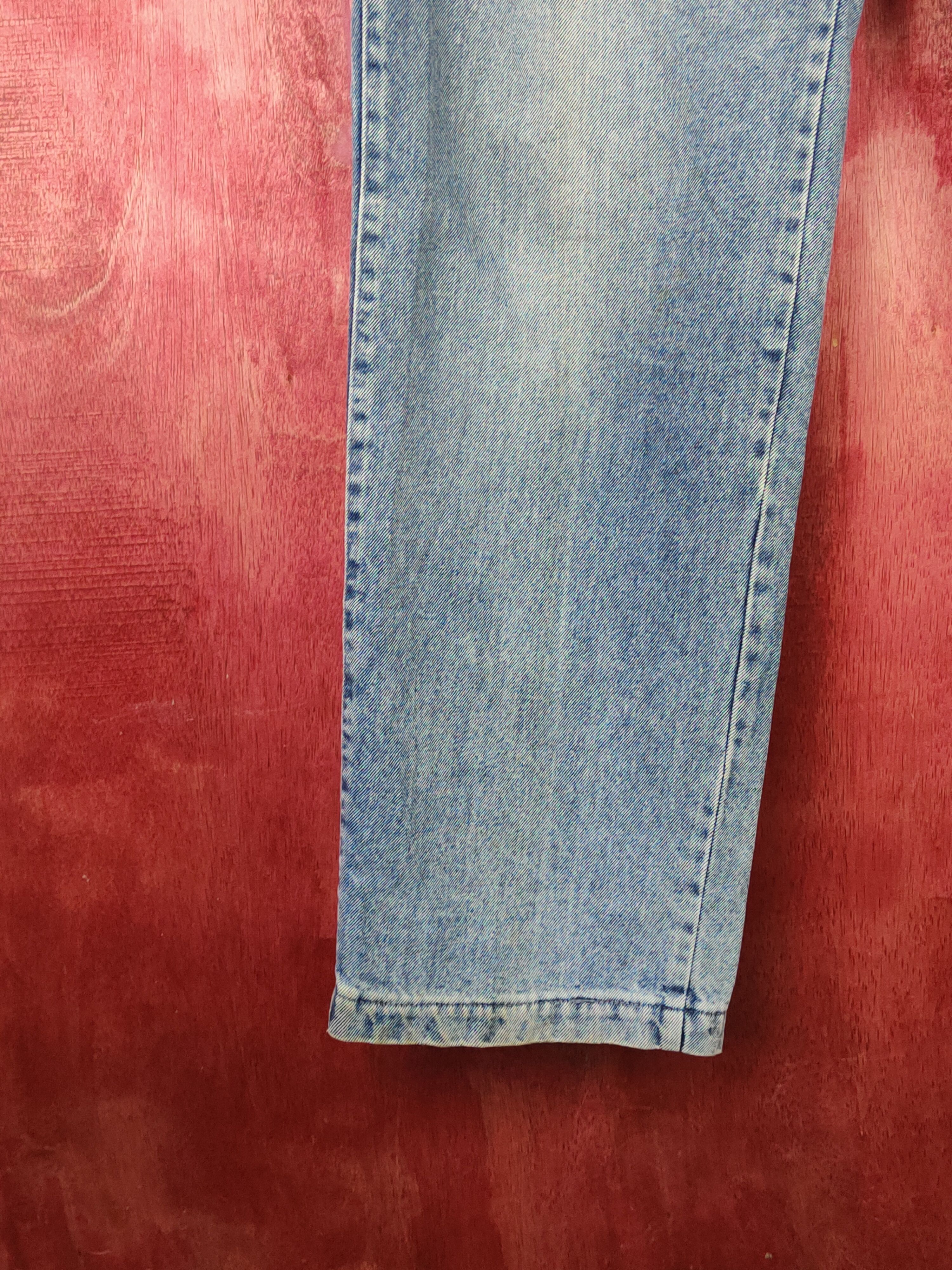 Japanese Brand Wolvo Blue Distressed Ripped vintage Jeans #S1651 Size US 30 / EU 46 - 4 Thumbnail