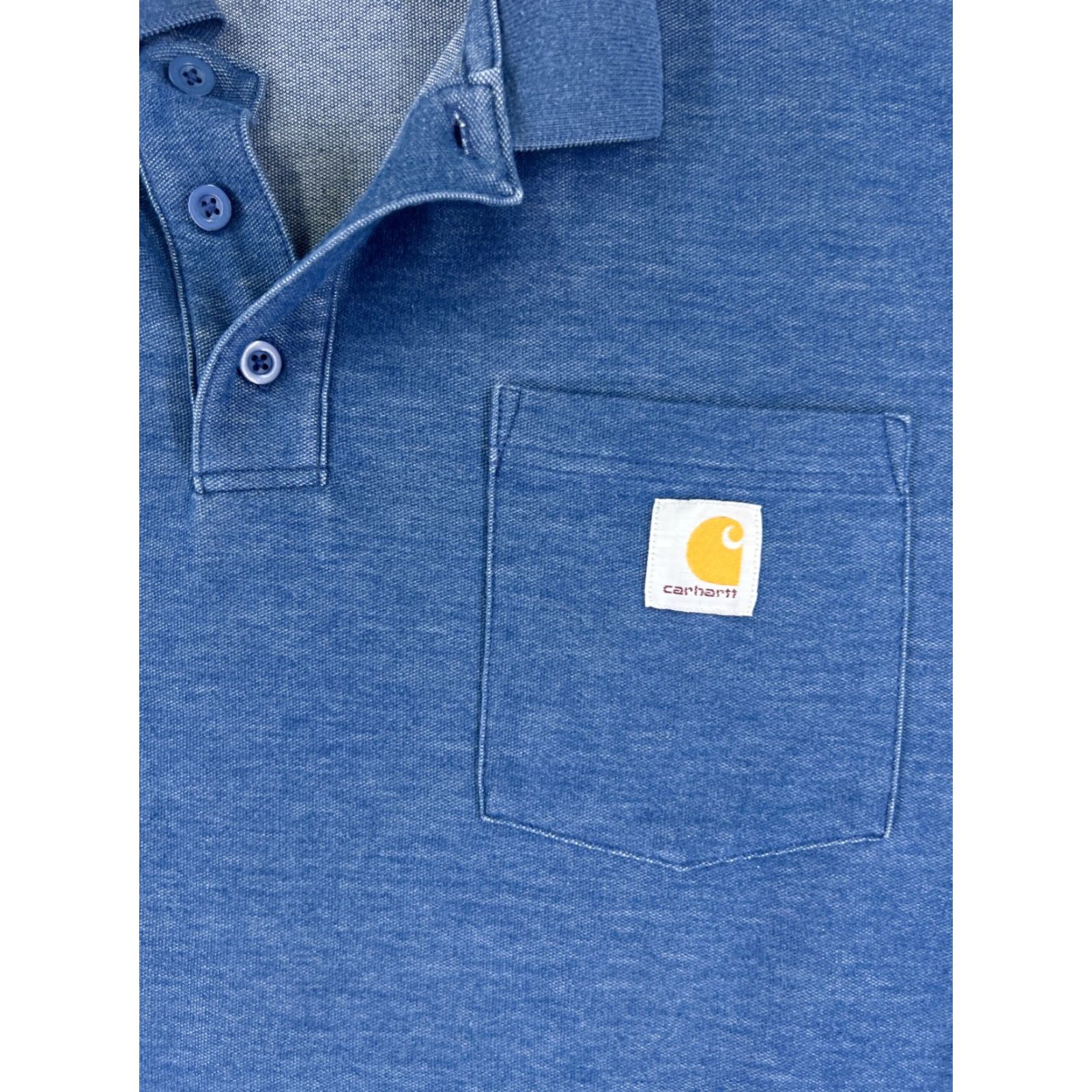 Carhartt Carhartt Polo Shirt Mens XL Blue Short Sleeve Pocket Golf Workwear shirt Size US XL / EU 56 / 4 - 6 Thumbnail