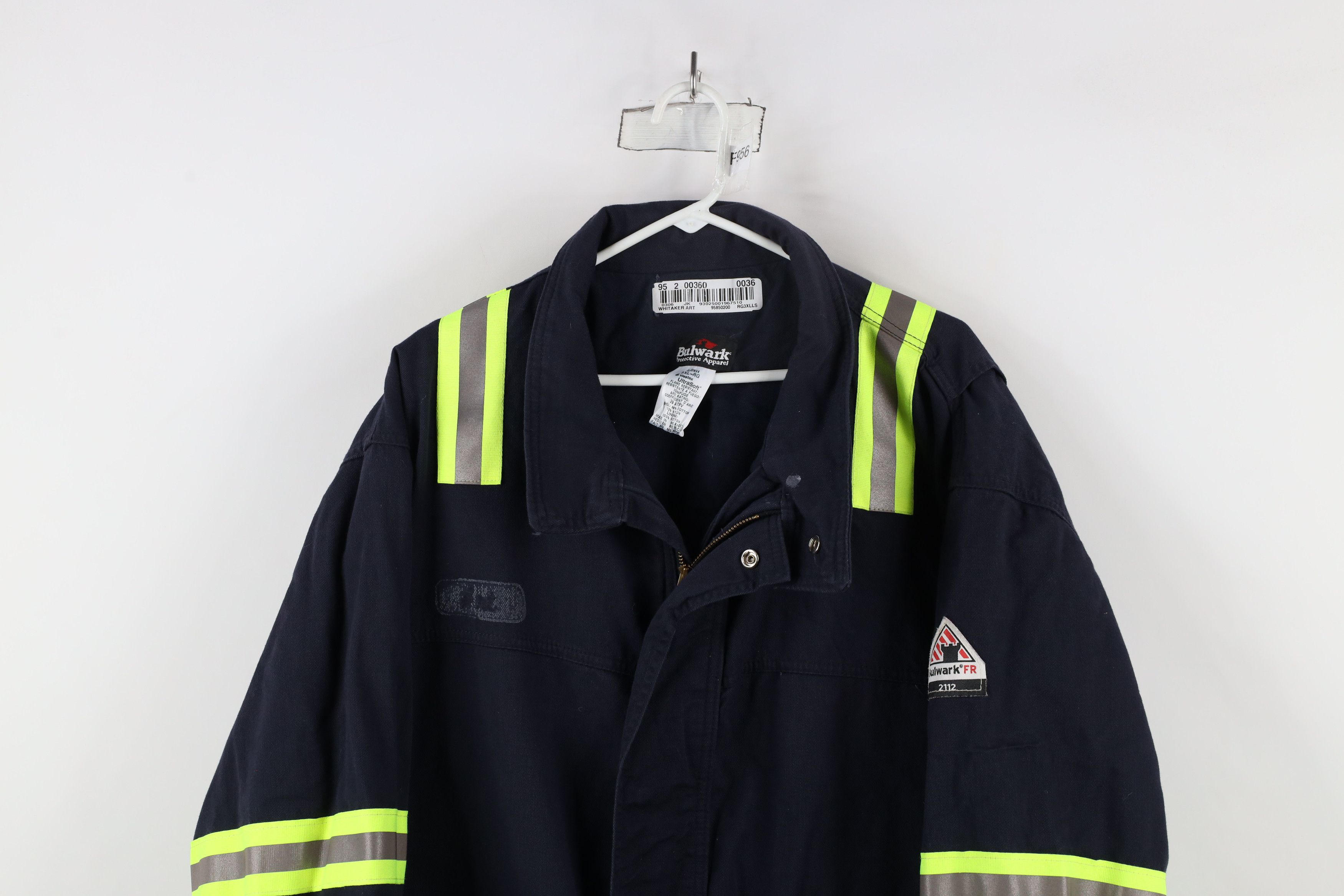 Vintage Bulwark FR Reflective Flame Fire Resistant Bomber Jacket Size US XXL / EU 58 / 5 - 2 Thumbnail