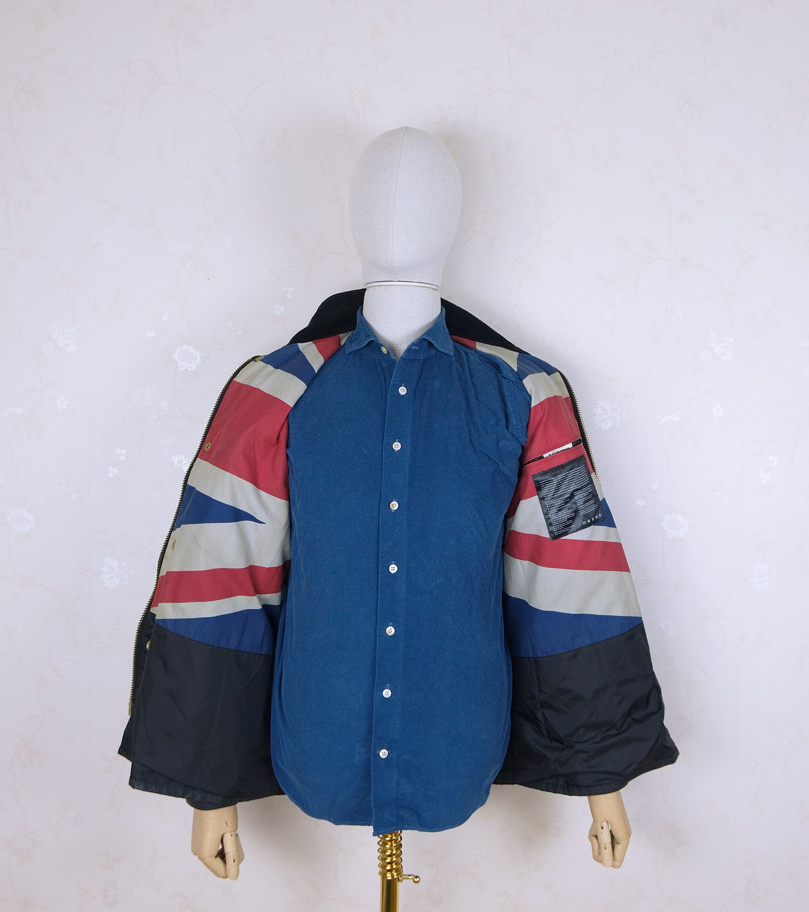 Barbour Barbour, Blue Wax Cotton Jacket, Size S, England, Model A34 Size US M / EU 48-50 / 2 - 4 Thumbnail