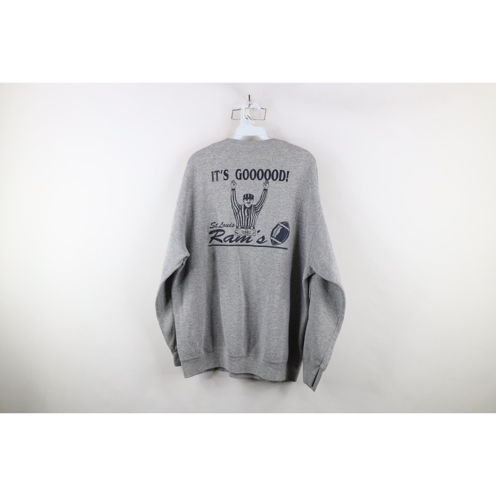 Fruit Of The Loom Vintage 2001 2002 NFC Champs St Louis Rams Sweatshirt Size US XL / EU 56 / 4 - 11 Thumbnail