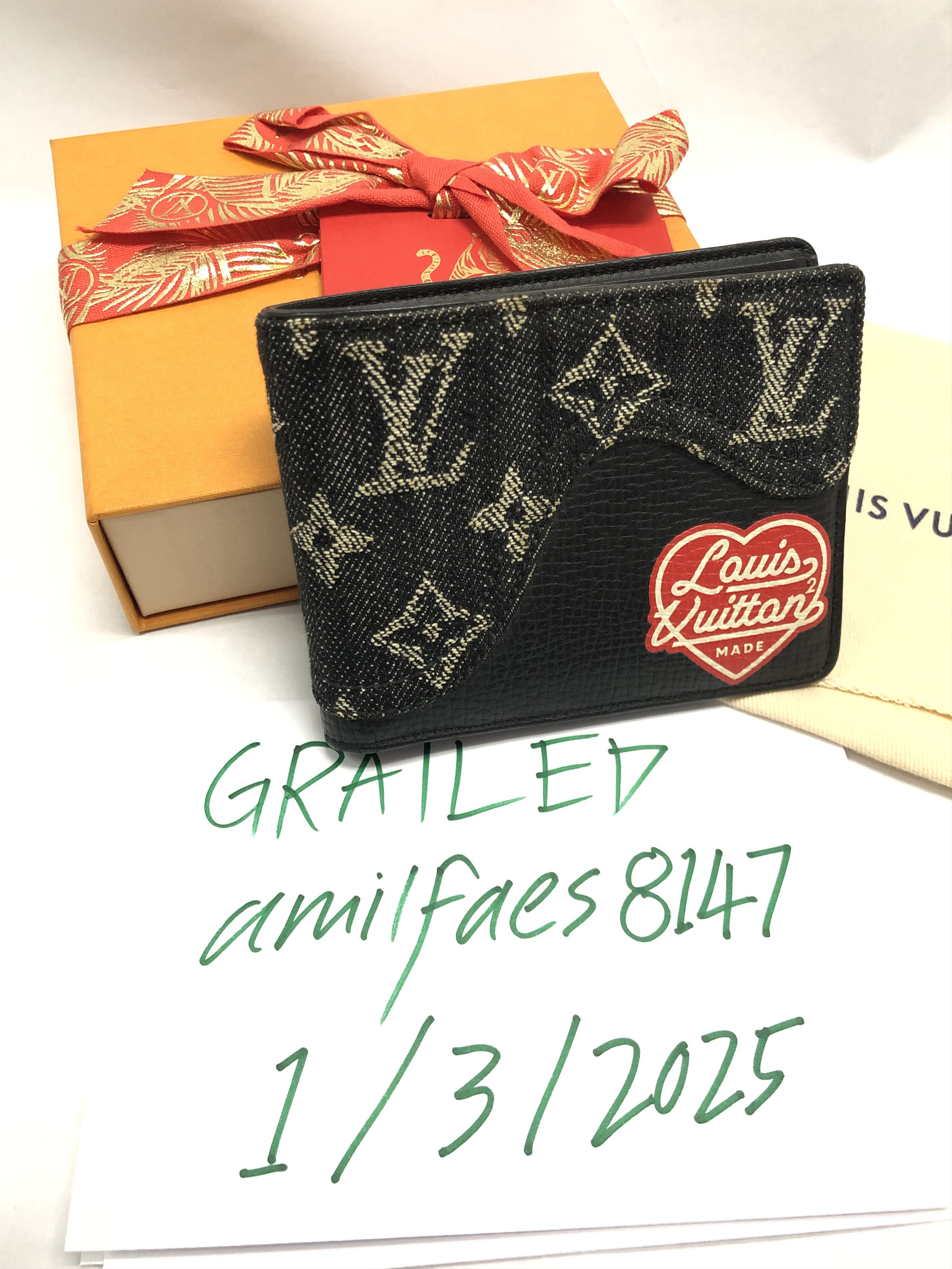 Louis Vuitton × Nigo Louis Vuitton x Nigo Slender Wallet Size ONE SIZE - 2 Thumbnail