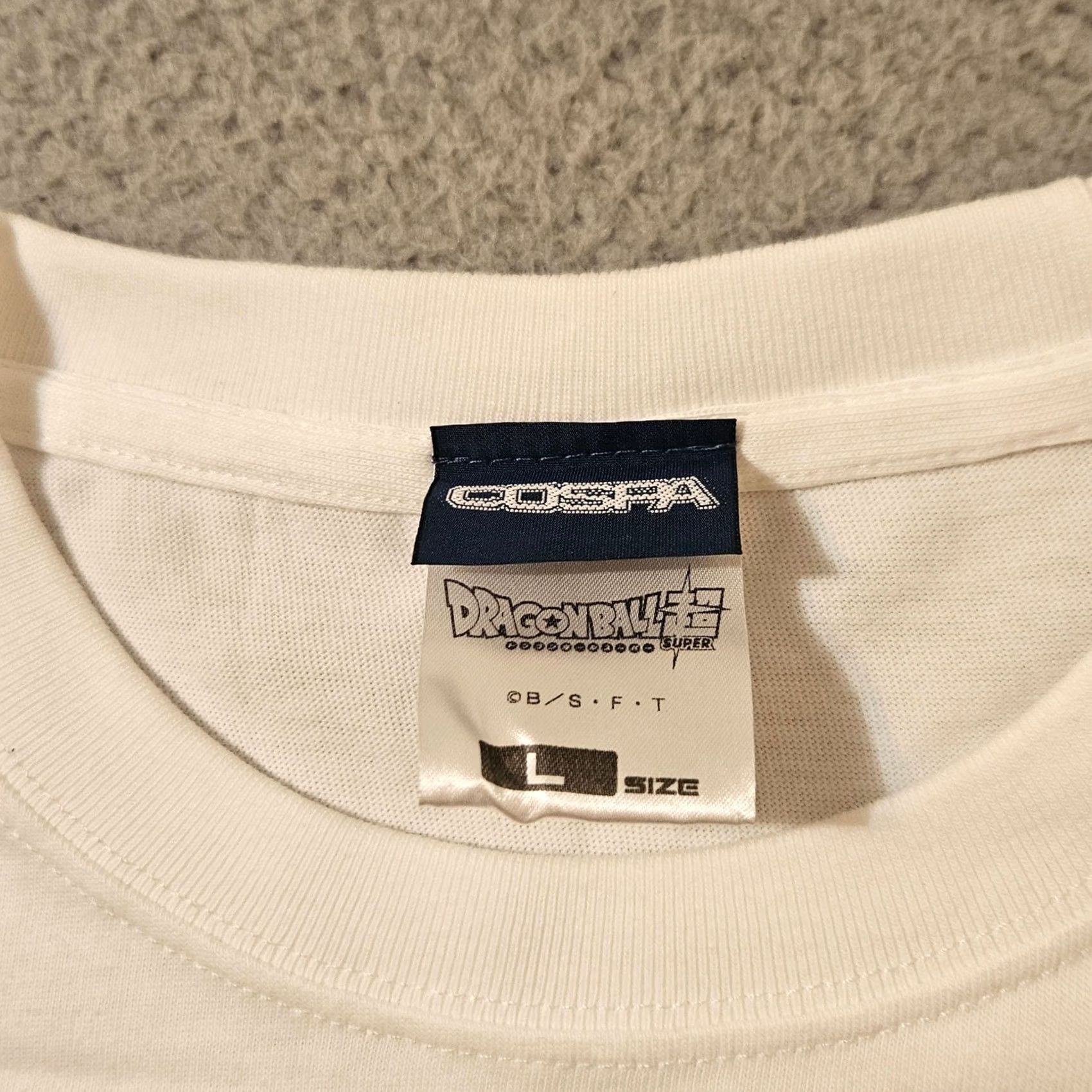 Vintage COSPA Dragon Ball Z Goku Ultra Instinct Anime Cospa S/S T Shirt Japan Size Large White Mens Size US L / EU 52-54 / 3 - 4 Thumbnail