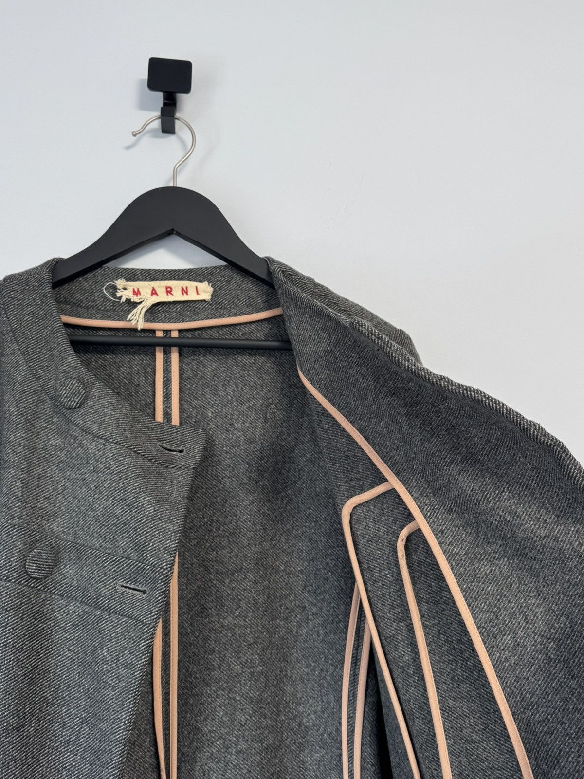 Marni Marni Trench Coat Wool Vintage Size L / US 10 / IT 46 - 15 Thumbnail
