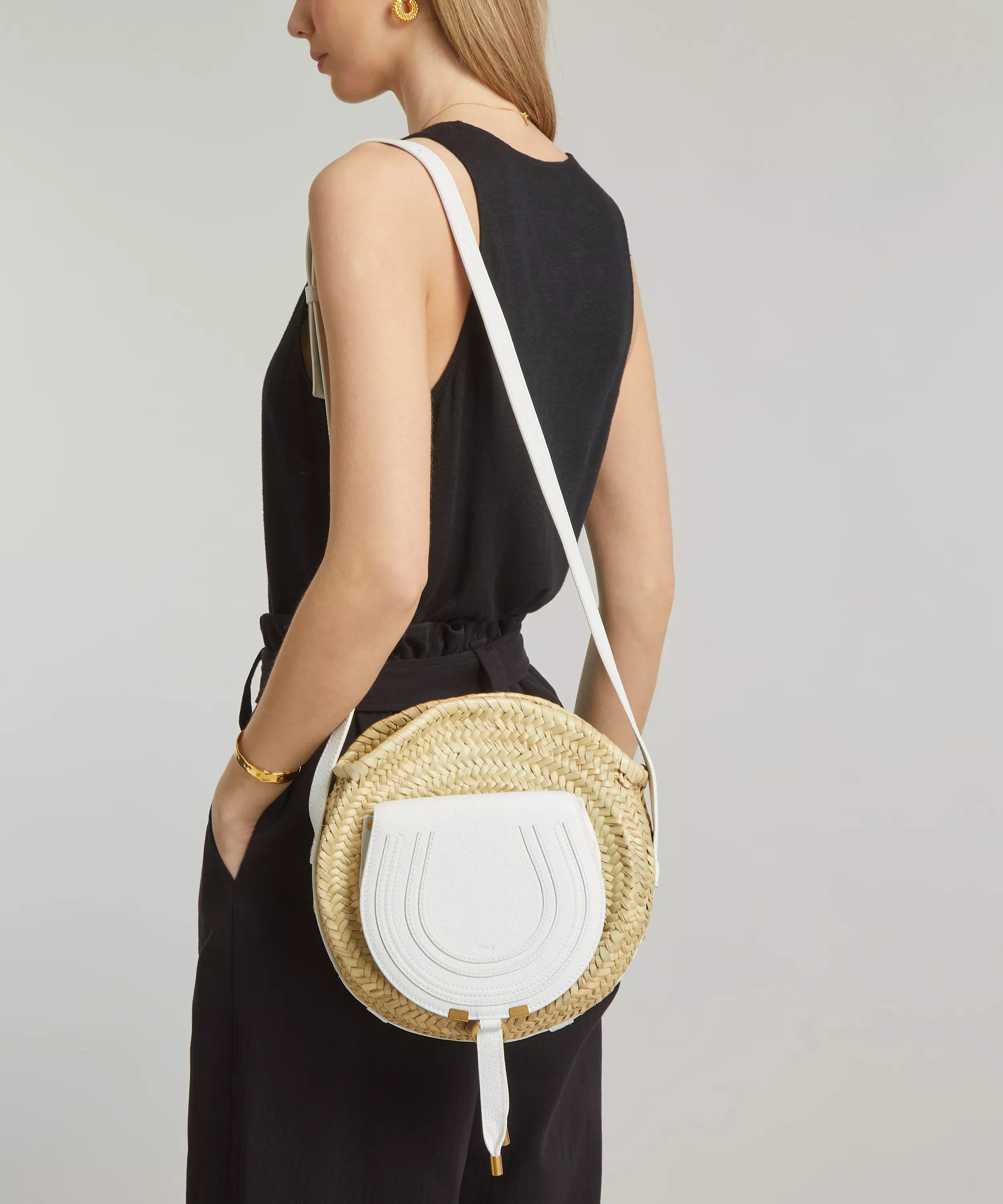 Chloe o1loc1c1024 Size: OS / Crossbody Basket in Cement Pink Size ONE SIZE - 2 Thumbnail