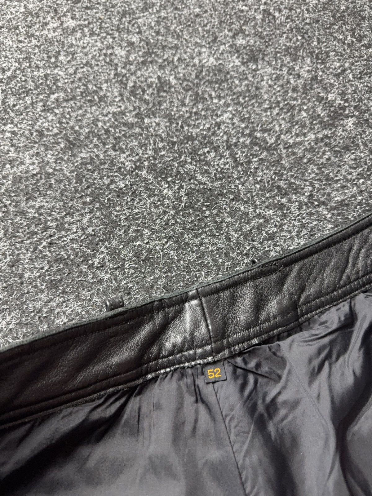 Genuine Leather Leather Biker MOTO Rock Punk Opium Chrome Style Pants Black Size US 31 - 12 Thumbnail