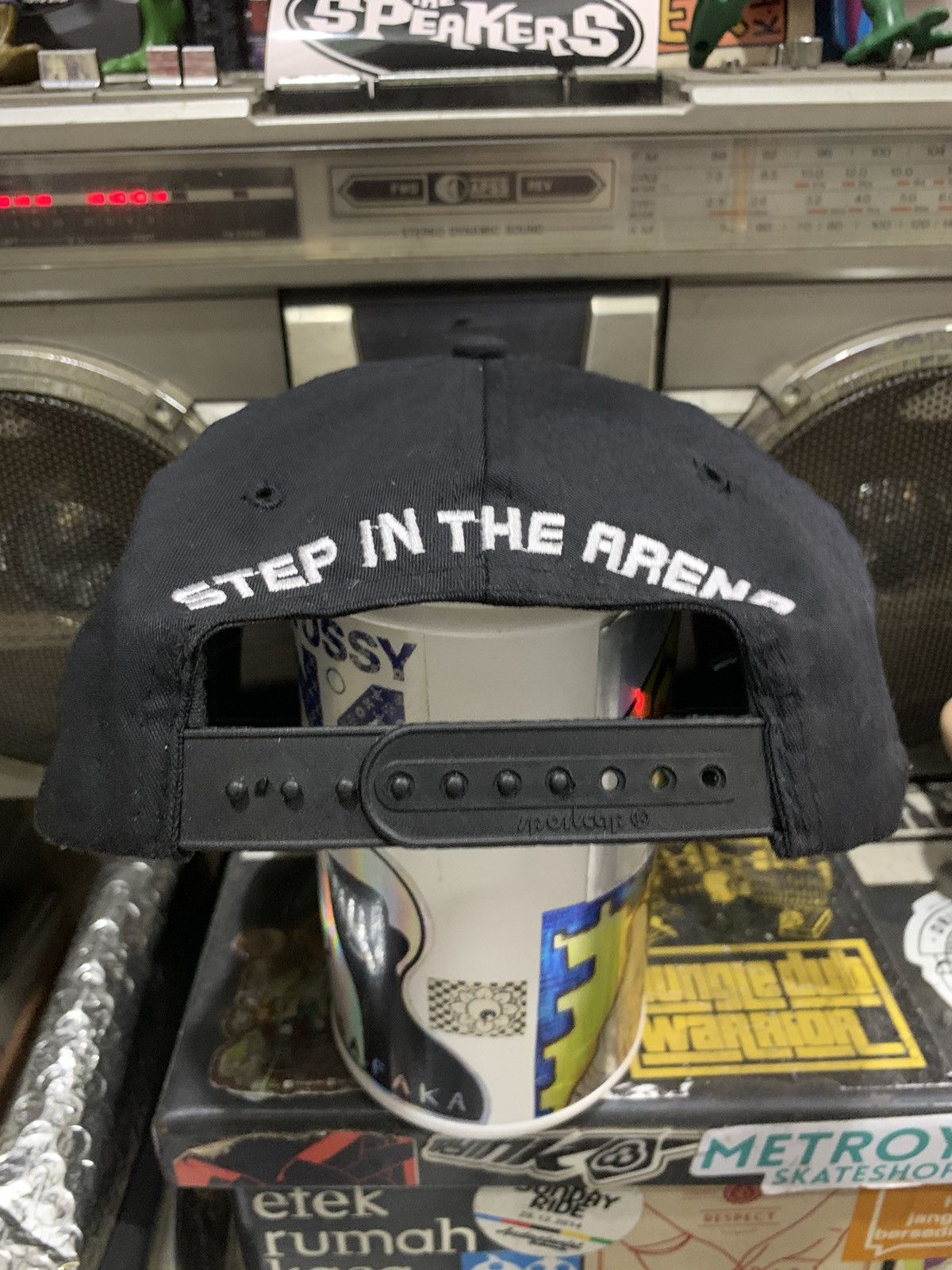 Rap Tees Vtg GANG STARR “Step In The Arena” embroidery Logo SnapBack Size ONE SIZE - 3 Thumbnail