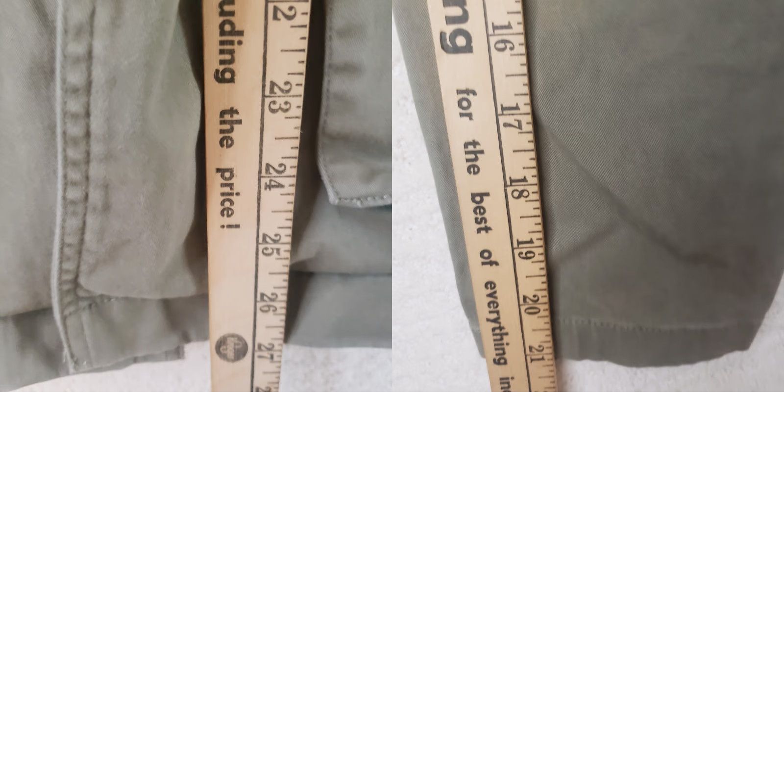Lucky Brand Lucky Brand Women's S Army Green Barn Short Jacket Pockets No Buttons Or Zipper Size 28" / US 6 / IT 42 - 10 Thumbnail