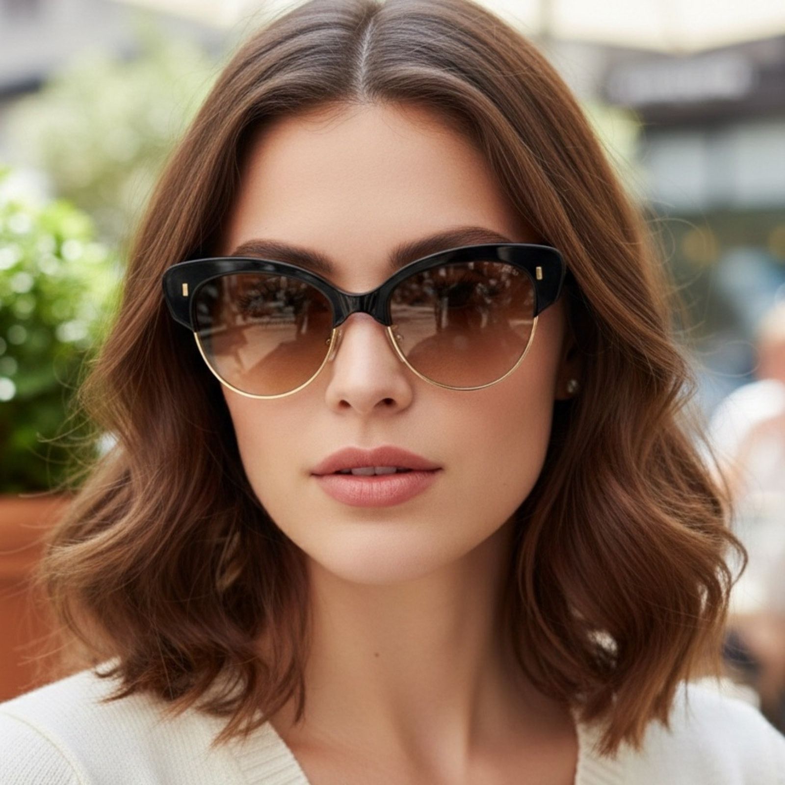 Cutler and Gross New! Cutler and GrossCG1351S 005, Chic Black & Gold Size ONE SIZE - 2 Thumbnail
