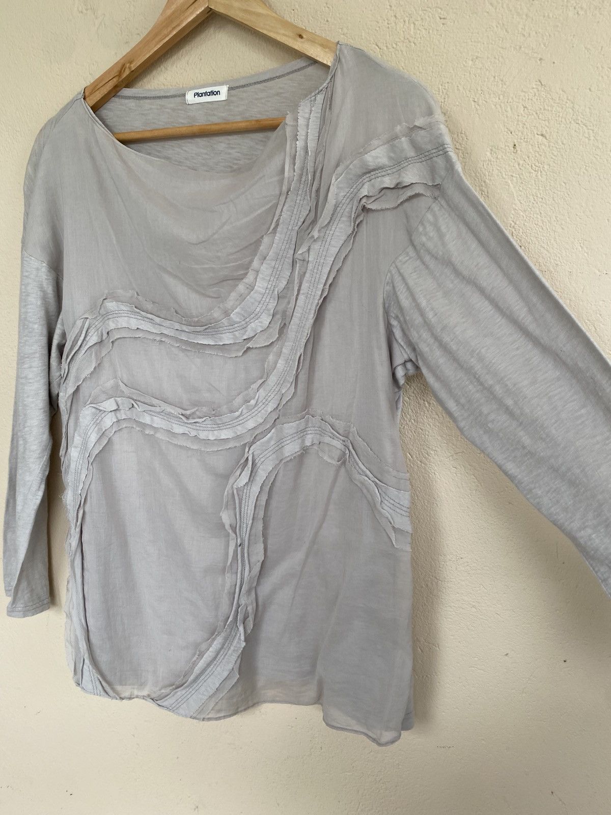 Issey Miyake Plantation By Issey Miyake Cawlyflower Long Sleeves Size M / US 6-8 / IT 42-44 - 4 Thumbnail