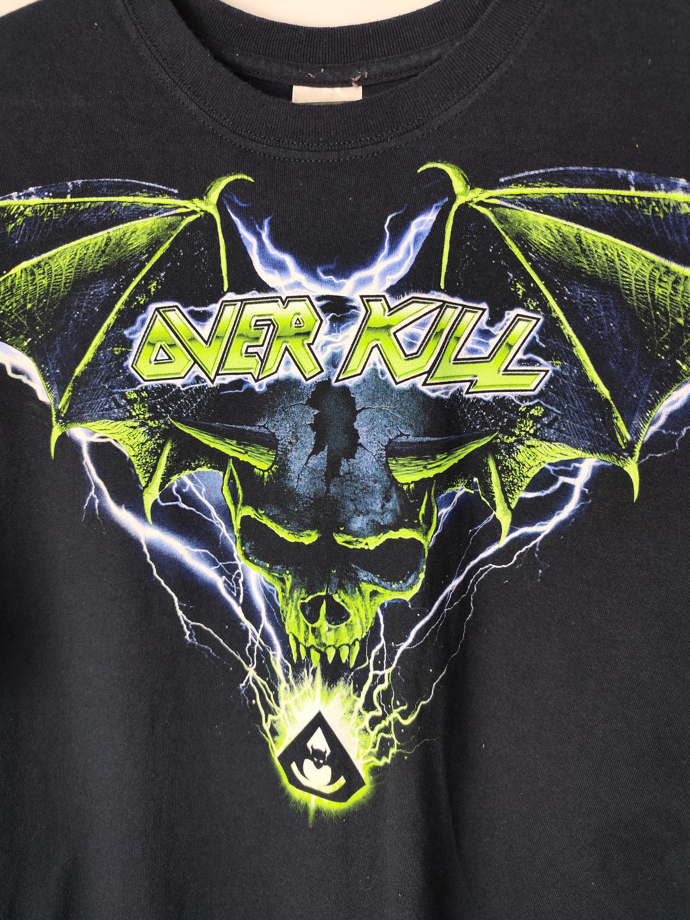 Band Tees × Vintage Vintage streetwear tour Overkill The Electric Age T-shirt Size US XL / EU 56 / 4 - 3 Thumbnail