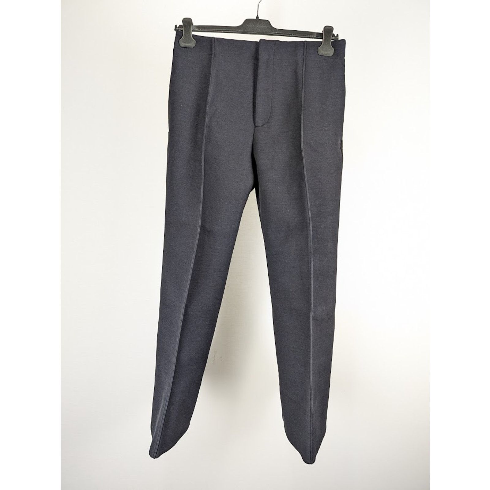 Bottega Veneta o1rshd1 Structured Double Melange Trousers in Blue/Black Size US 34 / EU 50 - 2 Thumbnail