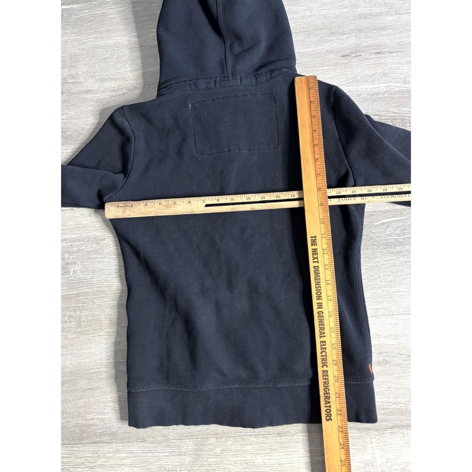 Superdry Superdry Hoodie Womens S Black Full Zip Fleece Logo Embroidered Pockets OrangeLabel Coat Sweatshirt Size S / US 4 / IT 40 - 5 Thumbnail