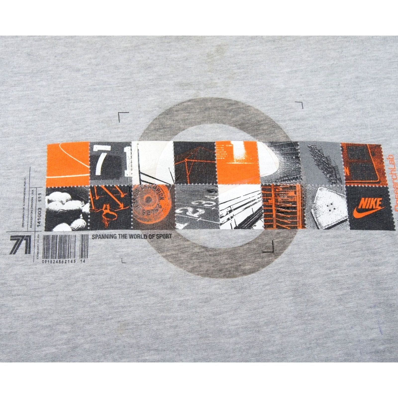 Nike Nike Sweatshirt Mens Large Gray Crewneck Pullover Y2K Vintage Swoosh Sweatshirt Size US L / EU 52-54 / 3 - 2 Thumbnail