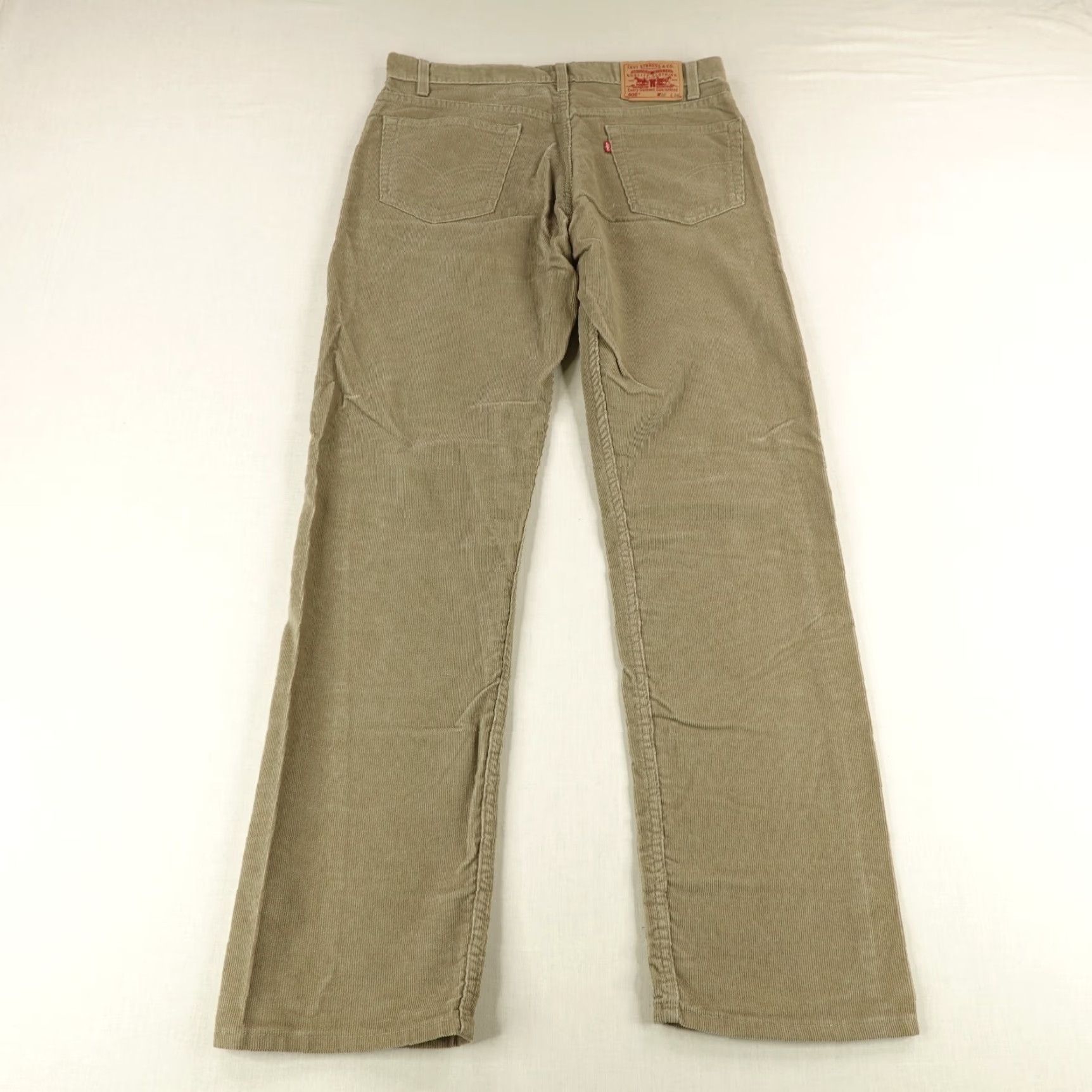 Levi's Vintage Levis Pants Mens 36x34 Brown 505 Corduroy Regular Straight Y2K Levi's 500 Series Mens Pants Brown Corduroy 36 34 Regular Vintage Size US 36 / EU 52 - 4 Thumbnail