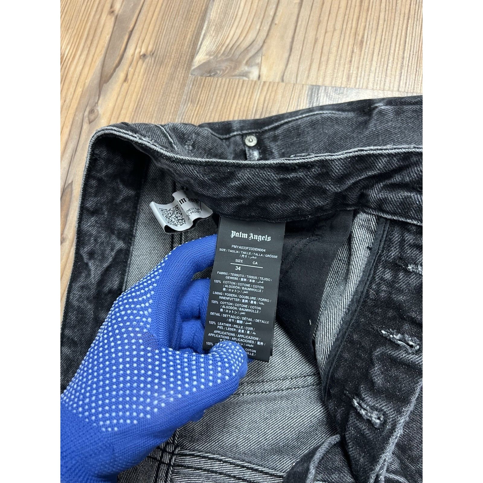 Palm Angels Palm Angels Auth Logo Patch Classic Denim Jeans Pants Size 3 Size US 34 / EU 50 - 13 Thumbnail