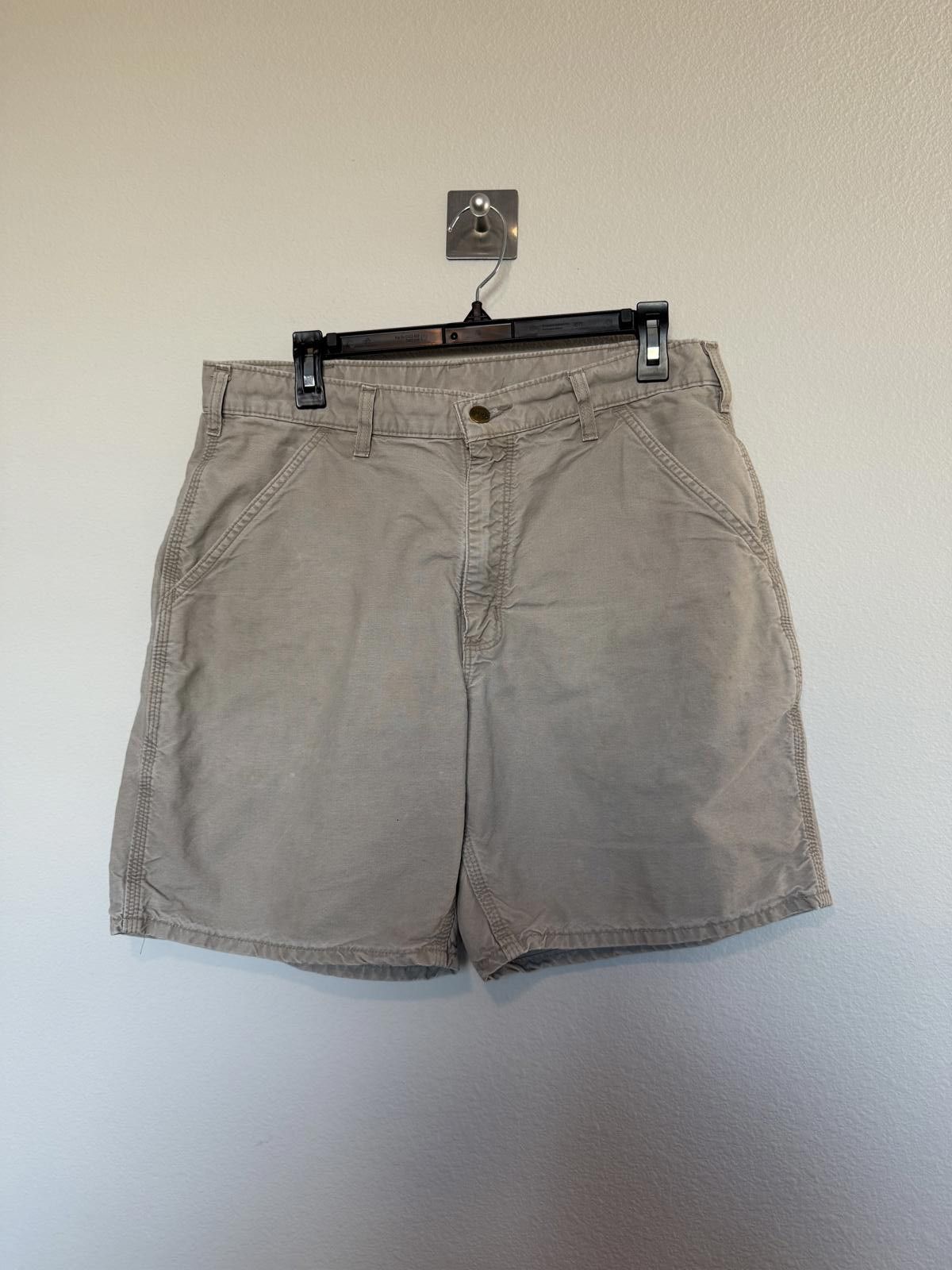 Carhartt Carhartt Men's Khaki Cargo Shorts Size US 34 / EU 50 - 4 Thumbnail