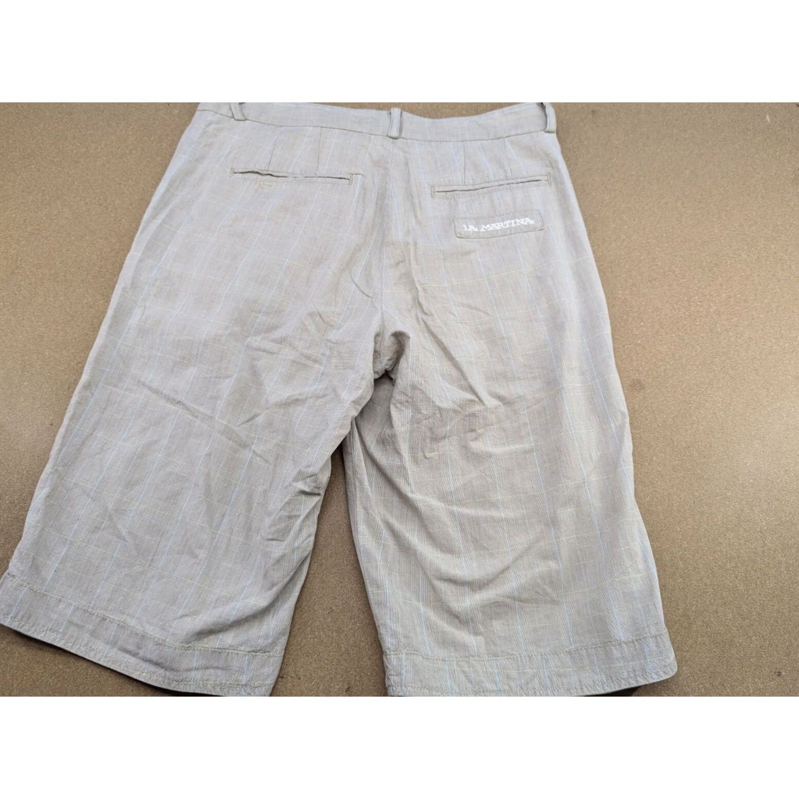 La Martina La Martina Chino Shorts Mens Beige Size 14 Regular 32 Inseam 13 in Pockets Cotton Vintage: No Polo Special events Casual Shirt/Hypo Size US XS / EU 42 / 0 - 2 Thumbnail